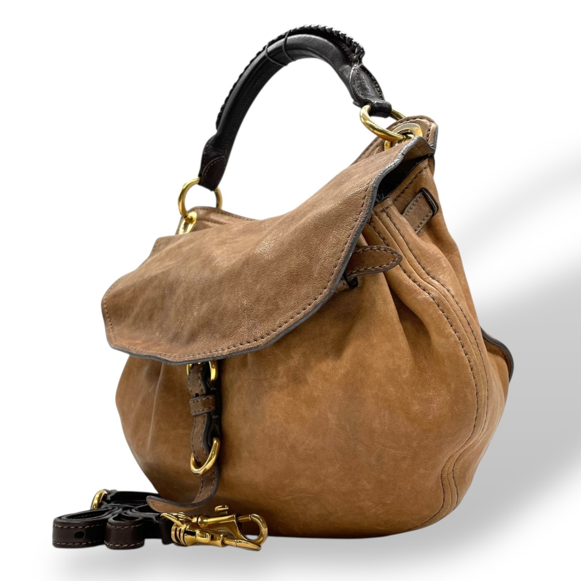 Miu Miu Miu Vintage Y2K Archive Leather Handbag/Shoulder Bag for Women, C1