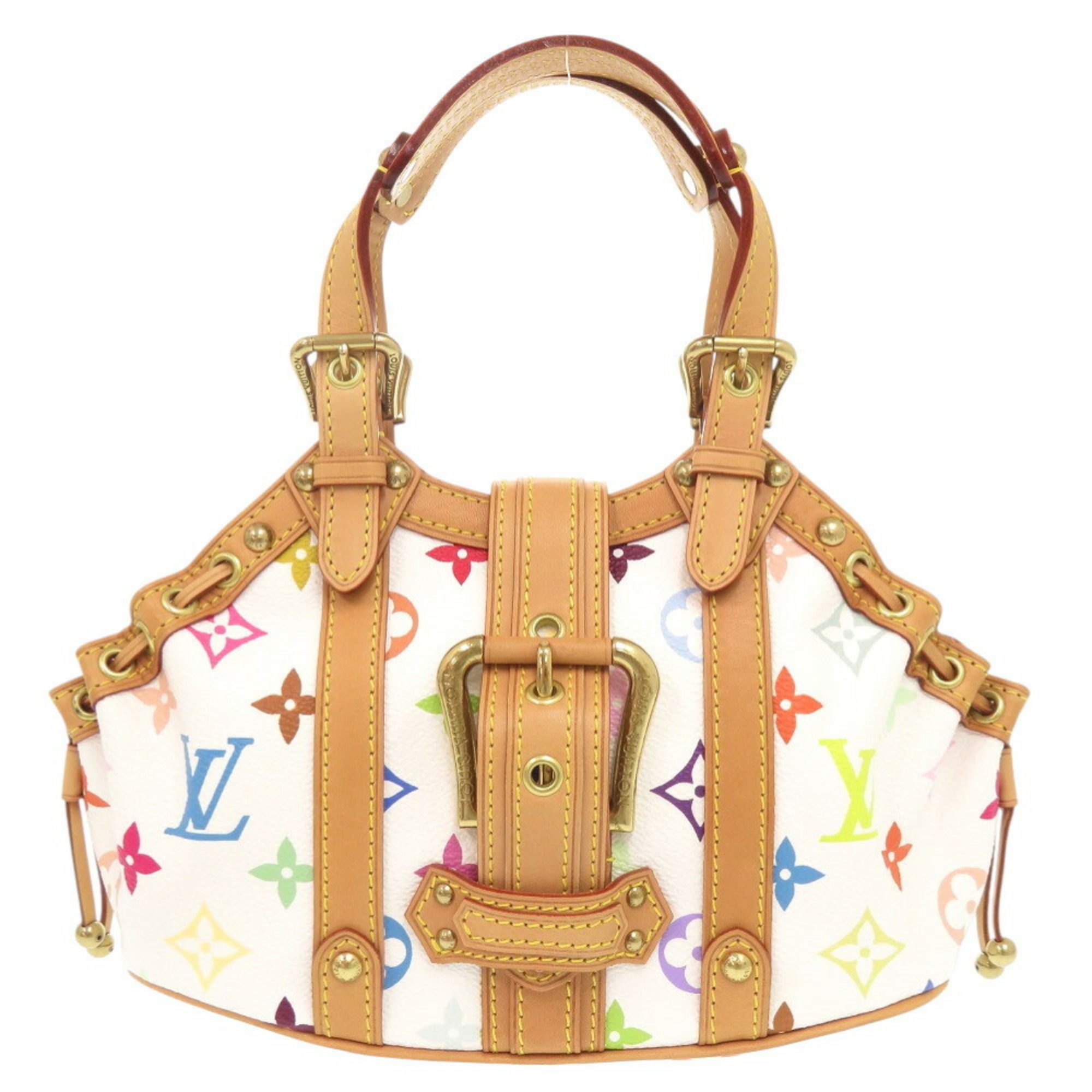 Like new Louis Vuitton Teda PM Monogram Multicolor Blanc M92348 Handbag LV 1372 LOUIS VUITTON