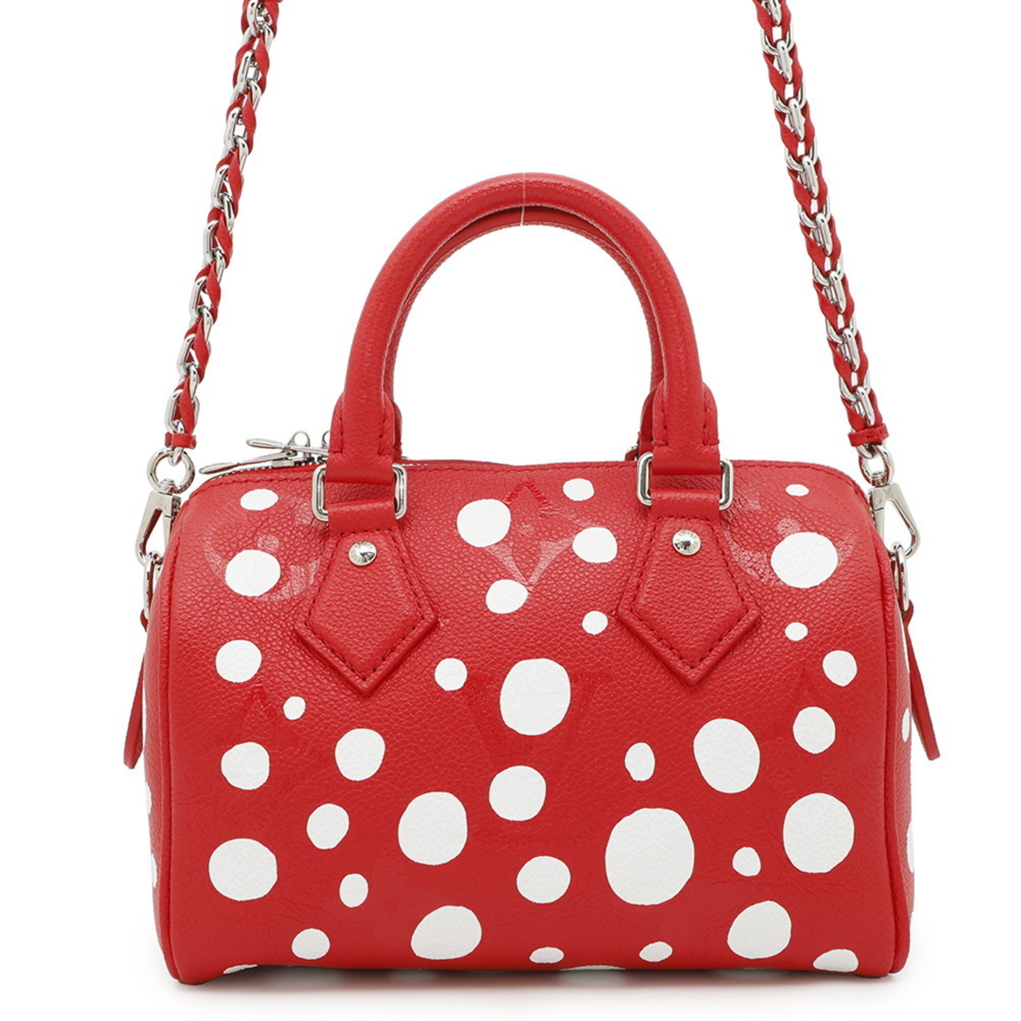 Louis Vuitton Monogram Empreinte handbag, LV x YK Speedy Bandouliere 20 M46411, Yayoi Kusama design