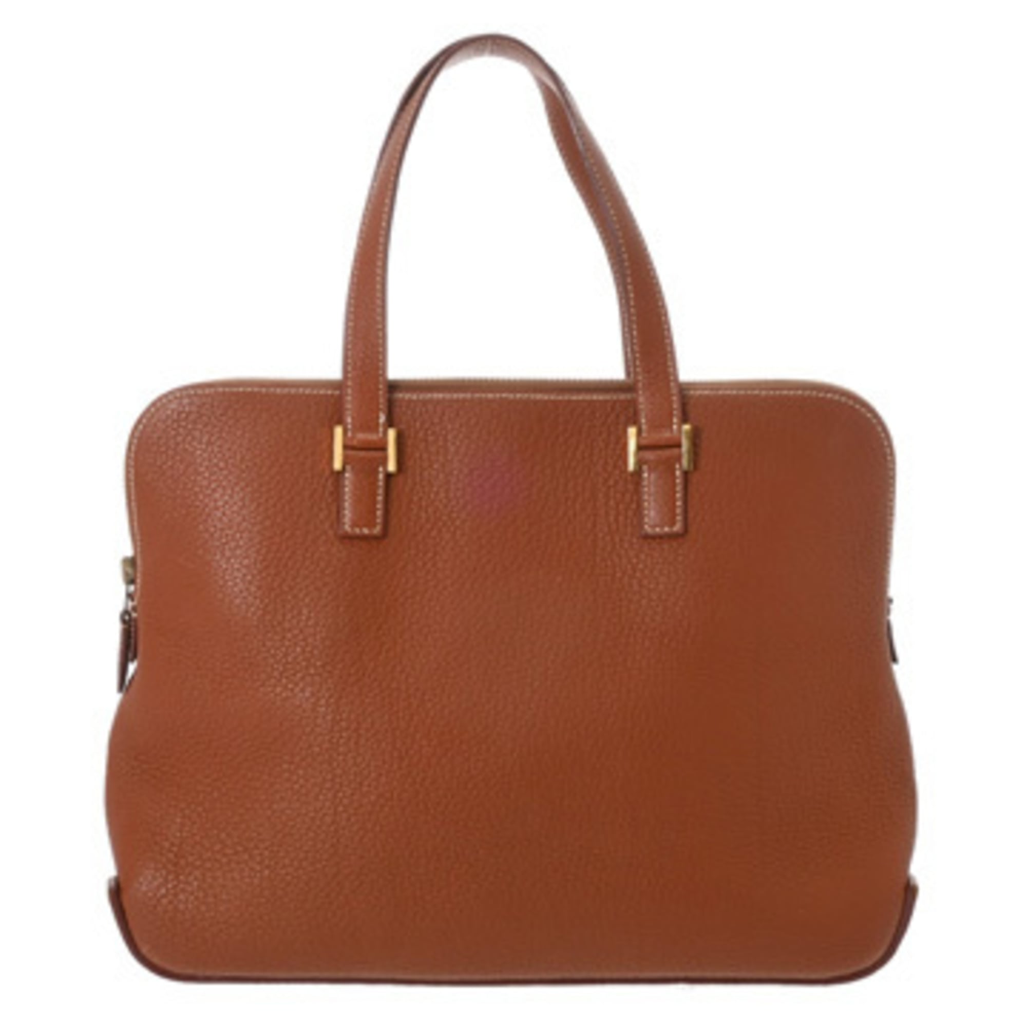 HERMES Escapeada Brown (E Stamp, circa 2001) Fjord Handbag for Men and Women, AB Grade, Pre-owned, Ginzo