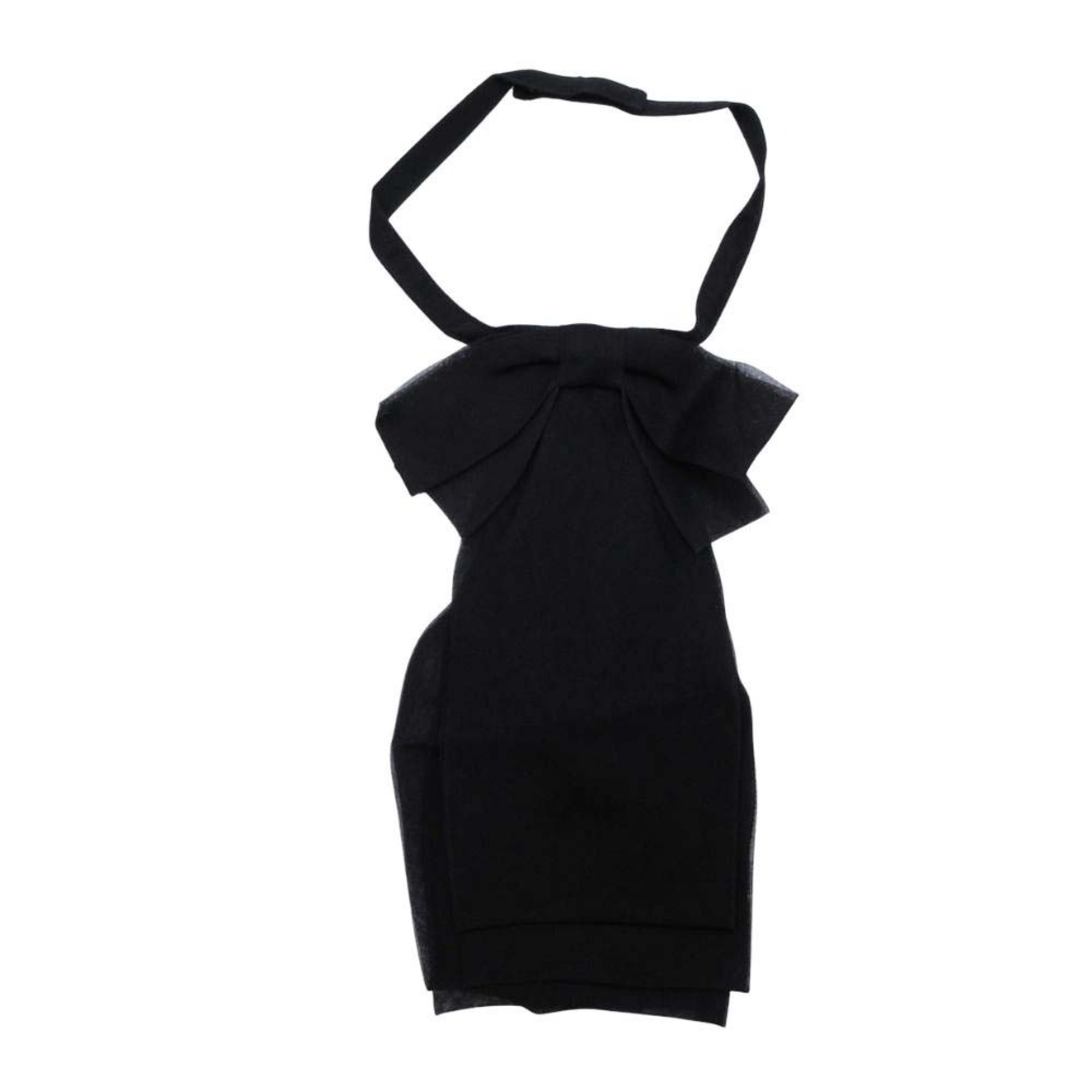 Christian Dior Silk Tulle Ribbon Tie Choker in Black for Men and Women