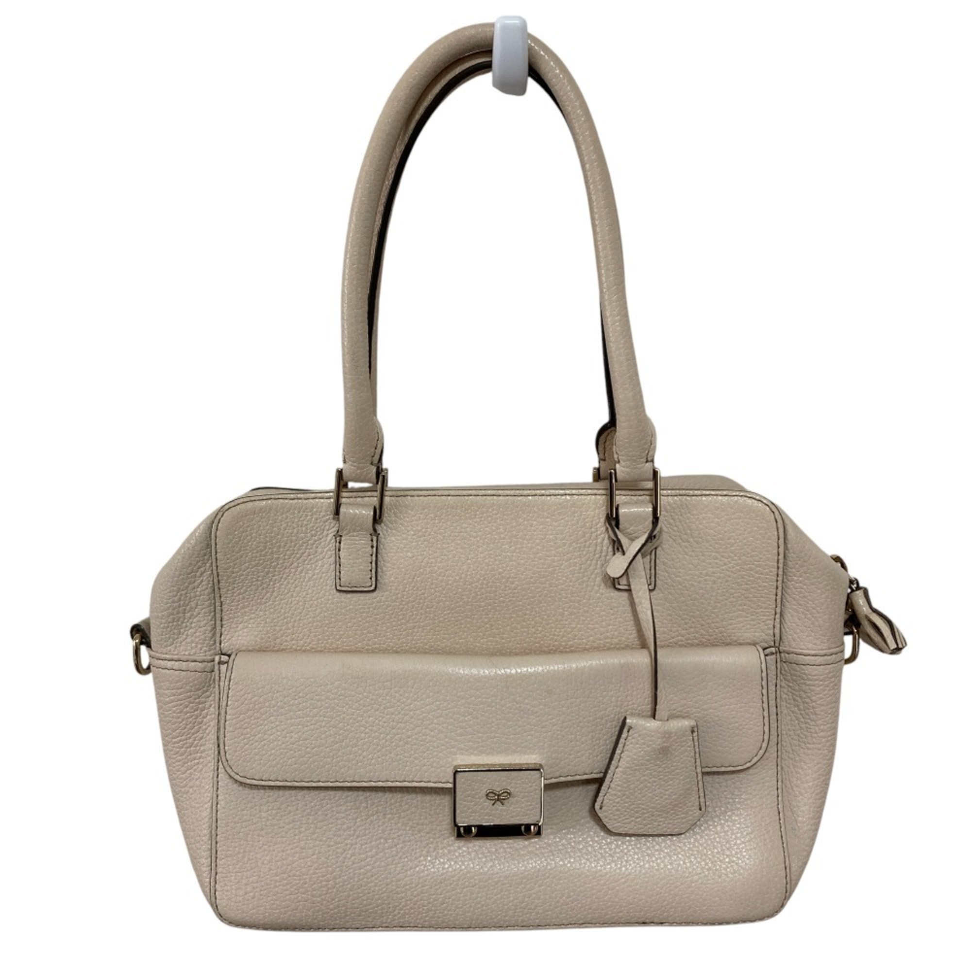 ANYA HINDMARCH Carcar 2-Way Shoulder Bag, Light Beige, Women’s