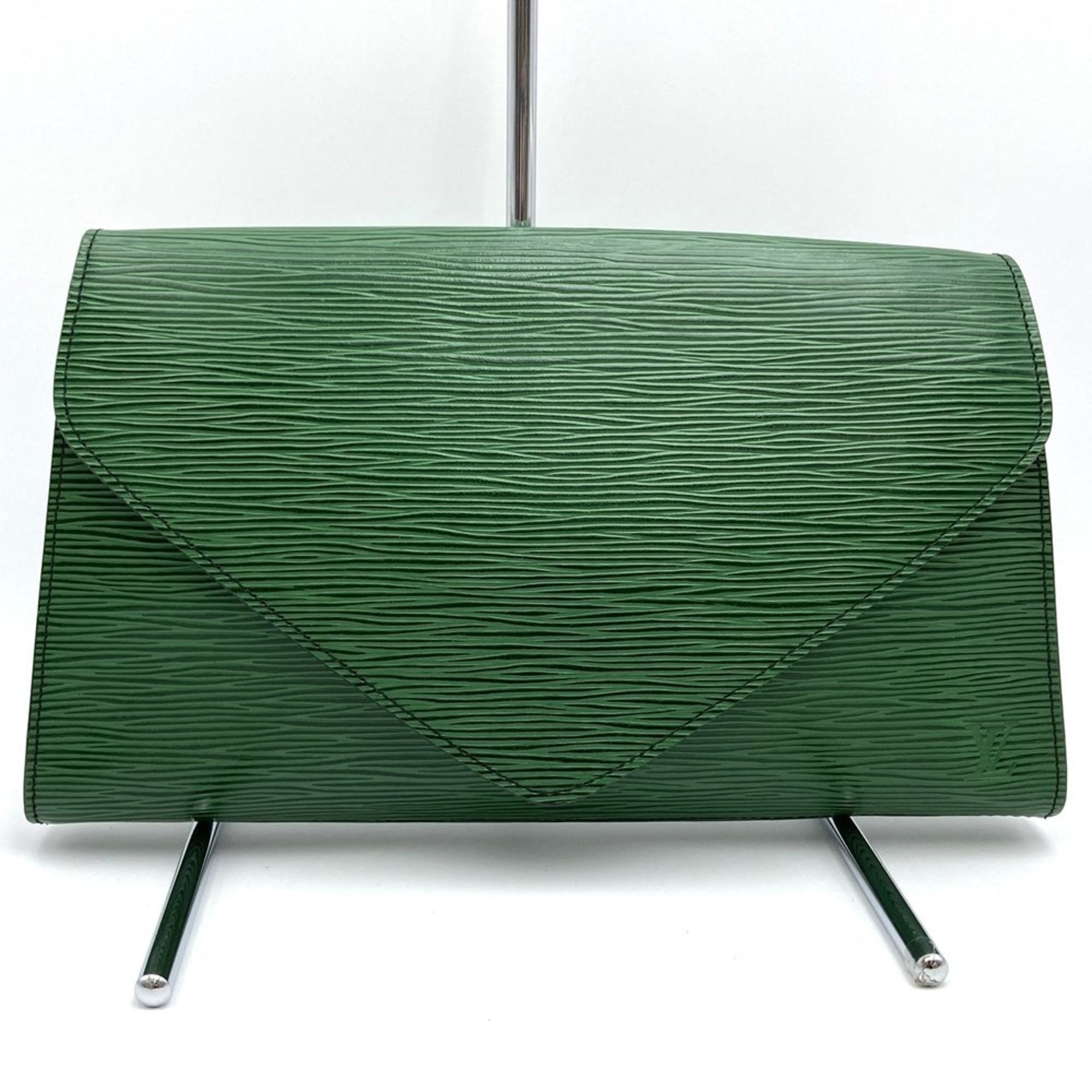 LOUIS VUITTON Art Deco M52644 Clutch Bag/Second Bag in Green Epi Leather for Men and Women