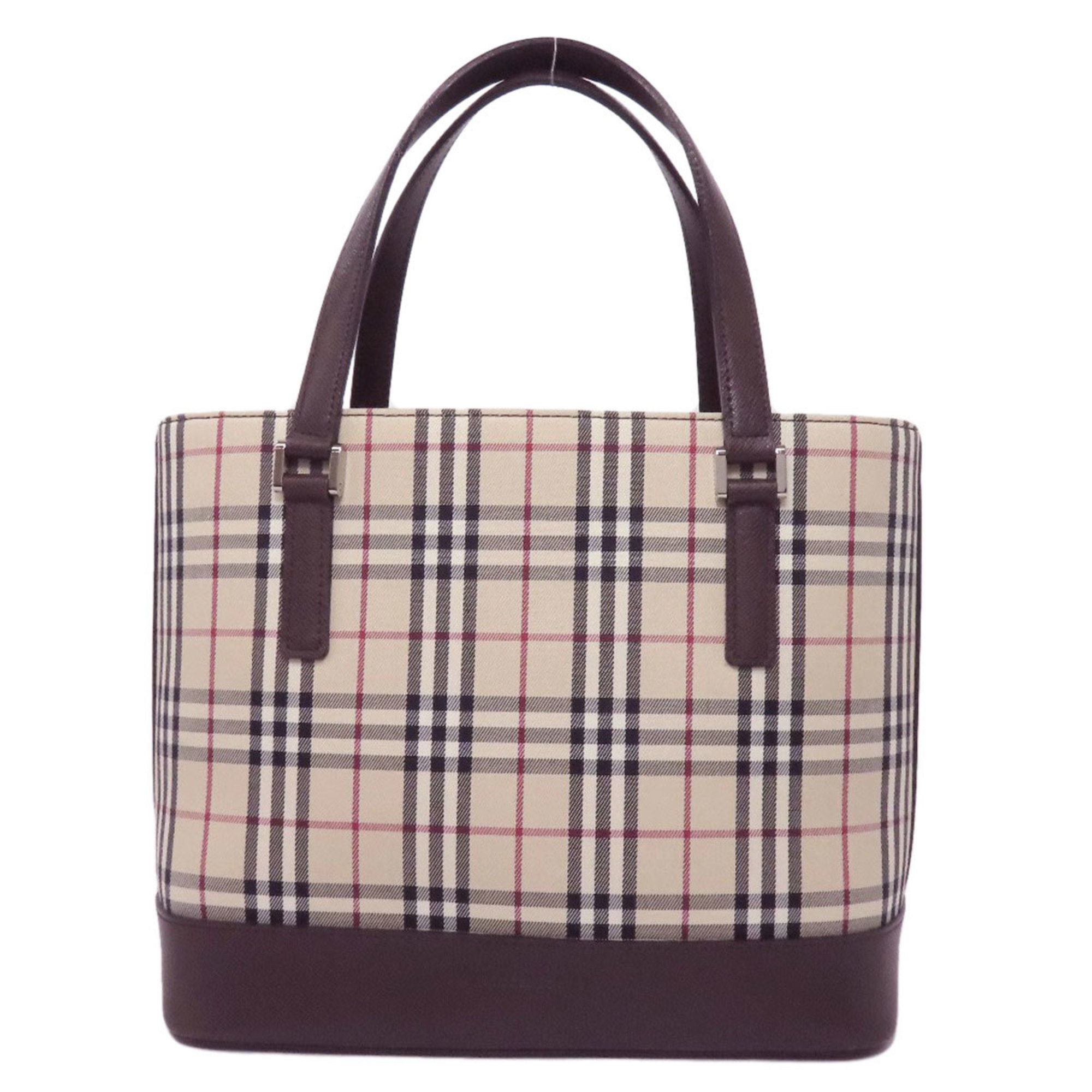 Burberry Nova Check Canvas Handbag for Women
