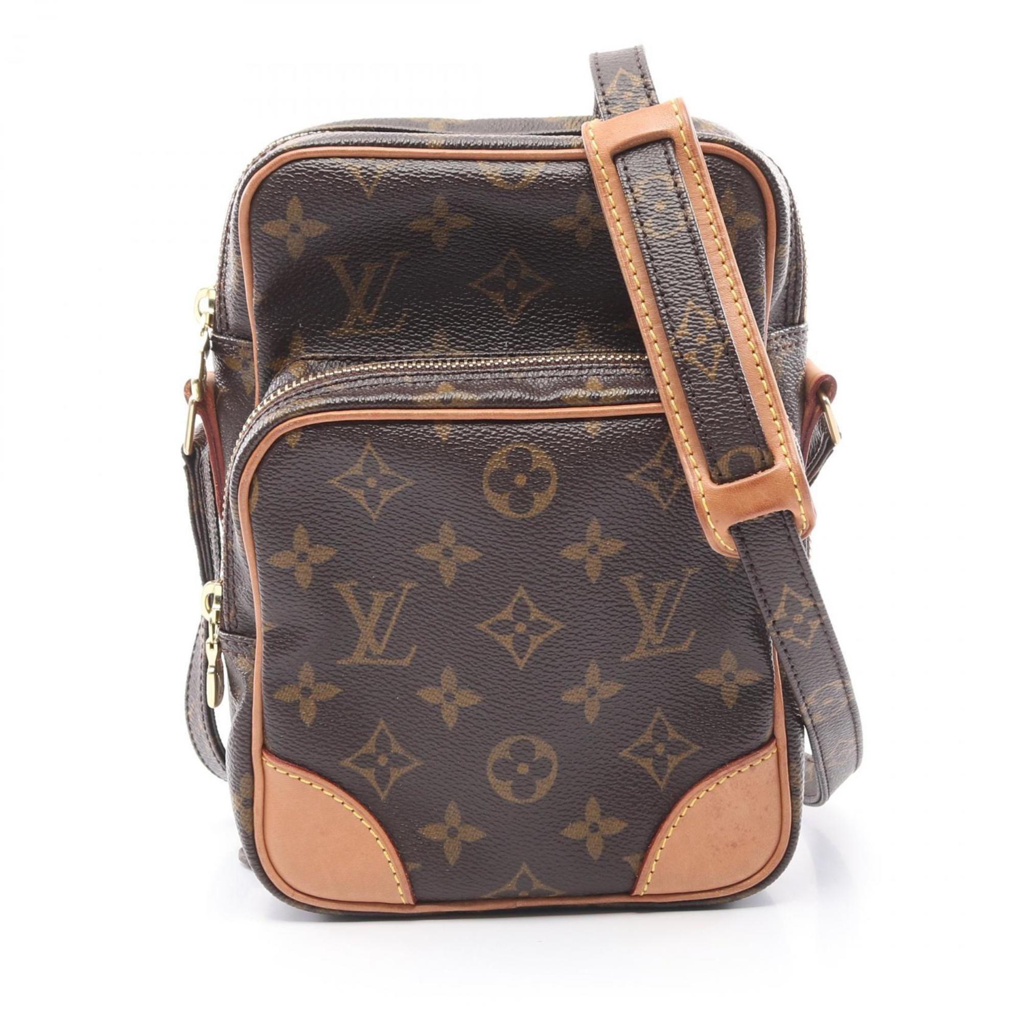 Louis Vuitton LOUIS VUITTON Amazon Shoulder Bag Coated Canvas Leather Monogram Women’s Brown M45236