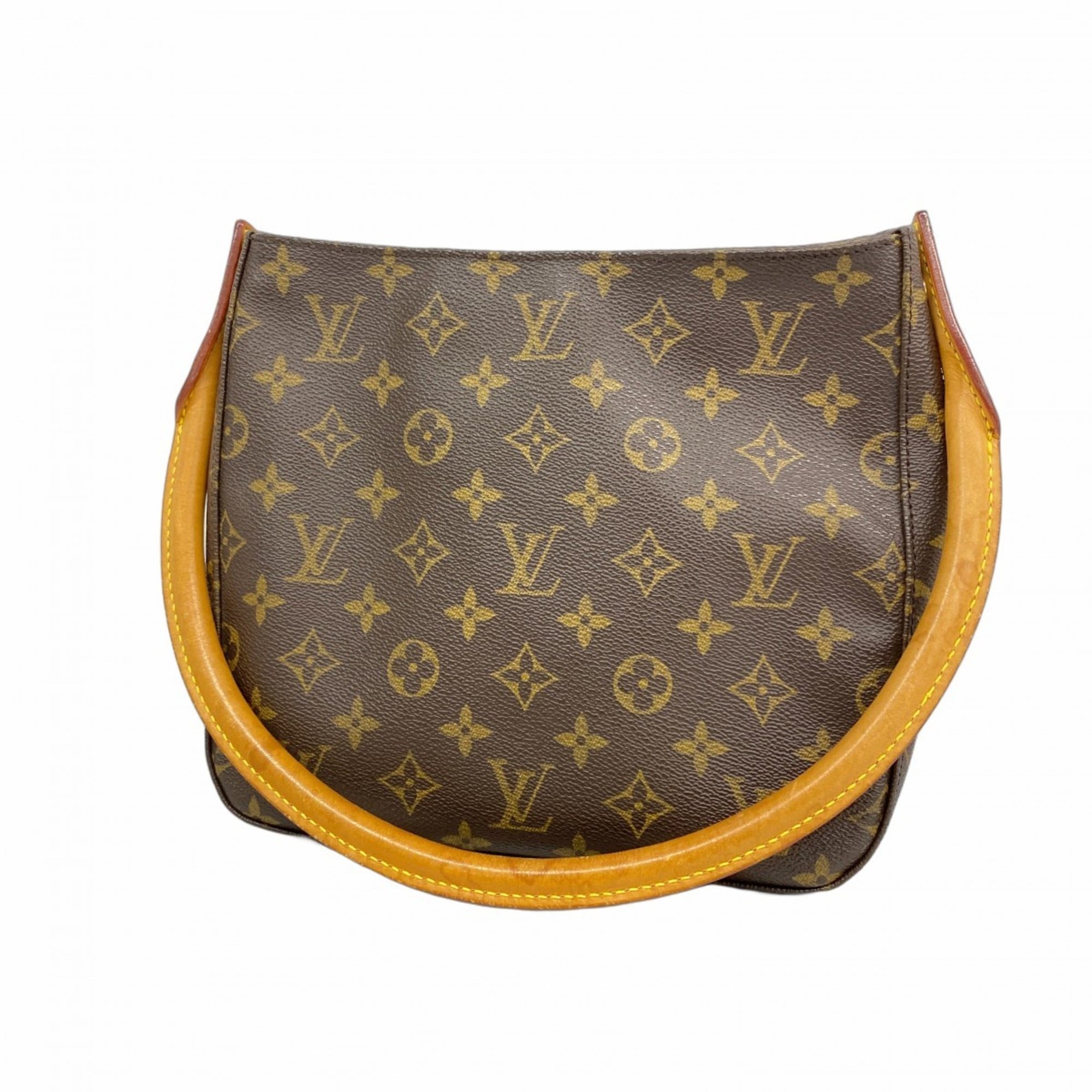 Louis Vuitton Monogram Looping MM Shoulder Bag M51146 Brown Women’s