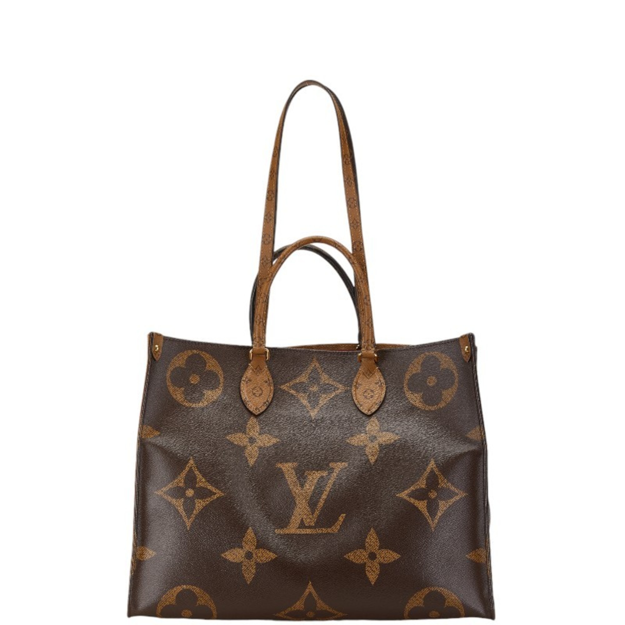 Louis Vuitton Monogram Reverse On the Go MM Handbag Shoulder Bag M44576 Brown PVC Leather Women’s LOUIS VUITTON
