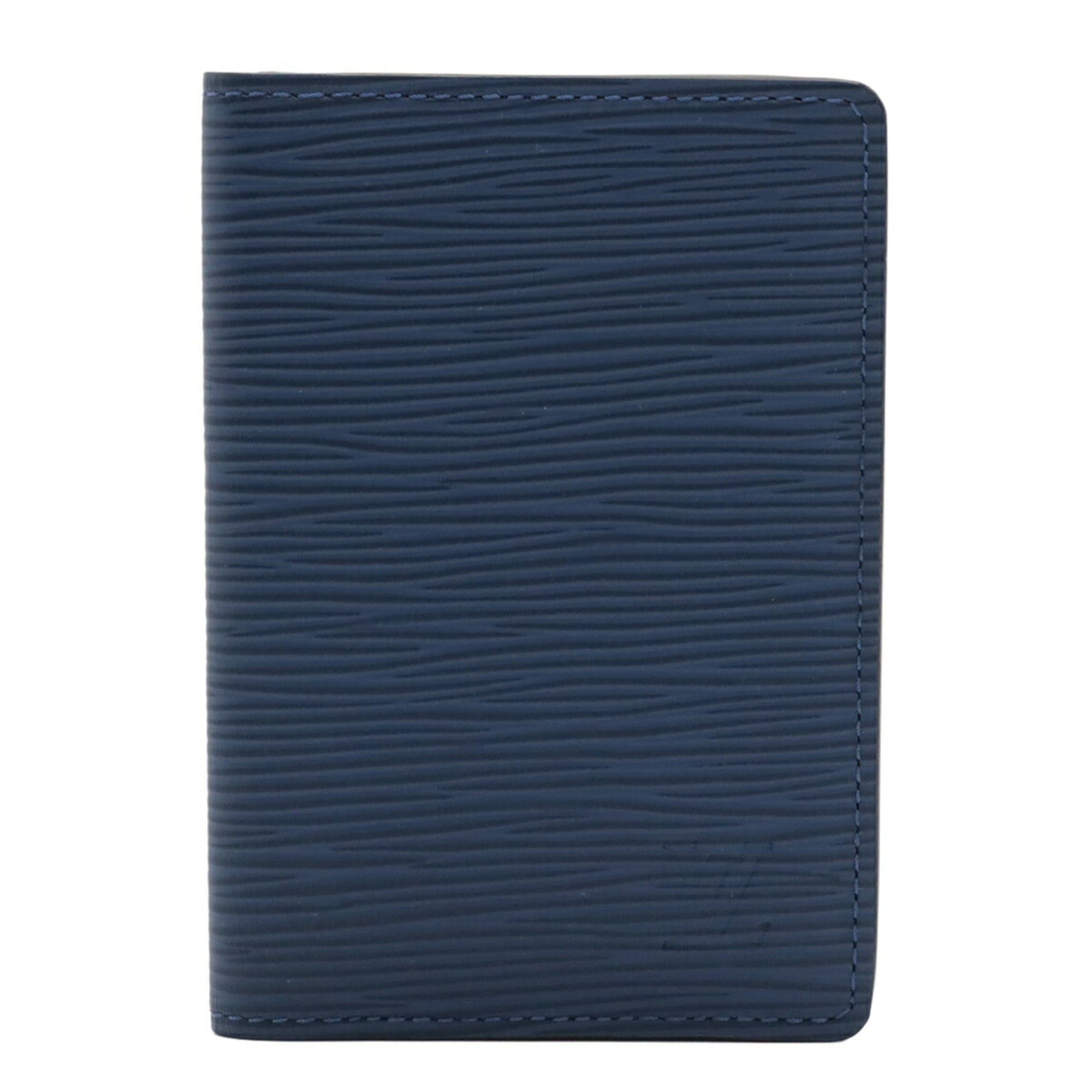 LOUIS VUITTON Epi Organizer de Poche Card Case, Business Holder, Pass Blue