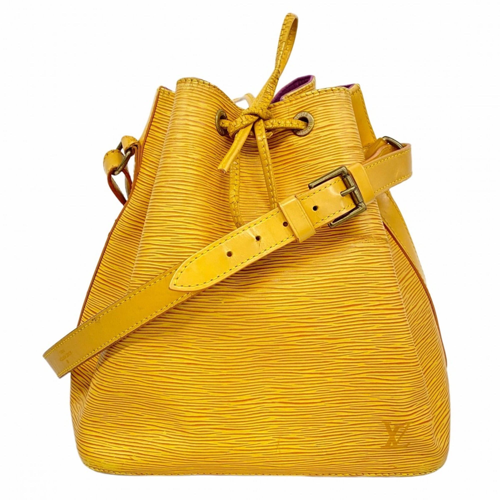 Louis Vuitton Epi Petit Noe Shoulder Bag M44109 Jaune Women’s