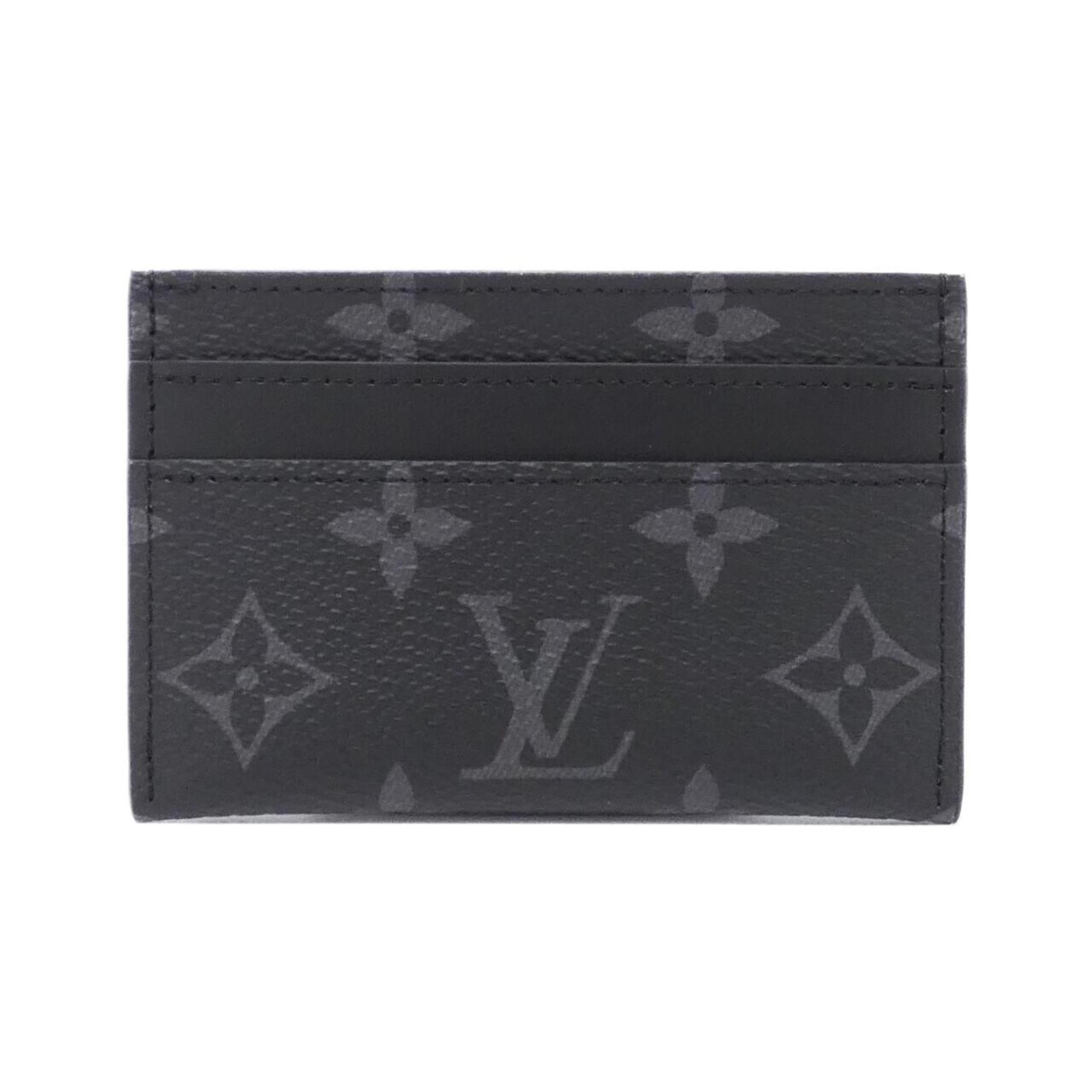 Louis Vuitton Monogram Eclipse Porte Carte Double M62170 Business Card Case