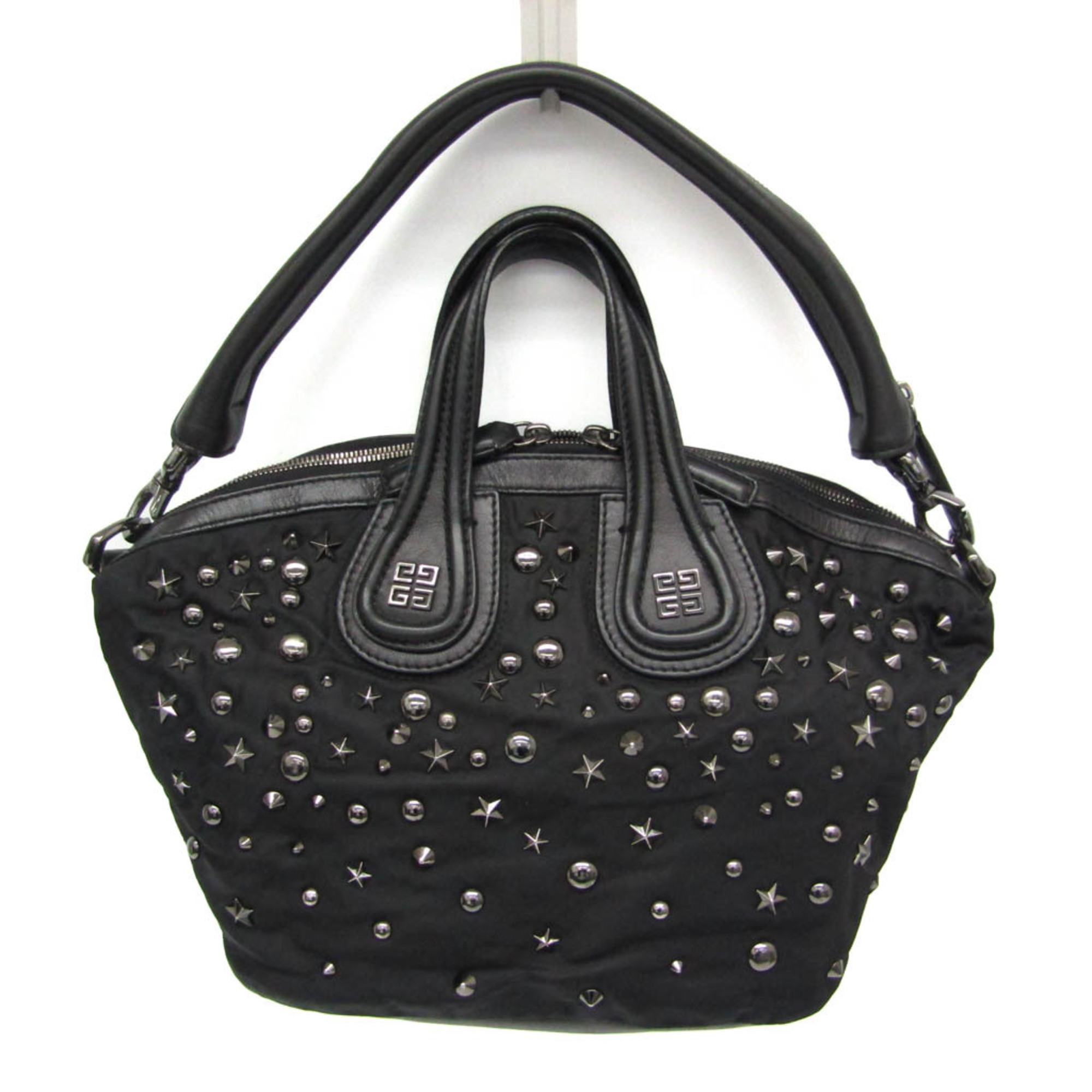 Givenchy Nightingale Small Star Studs 11G5927644 Women’s Polyester Handbag,Shoulder Bag Black