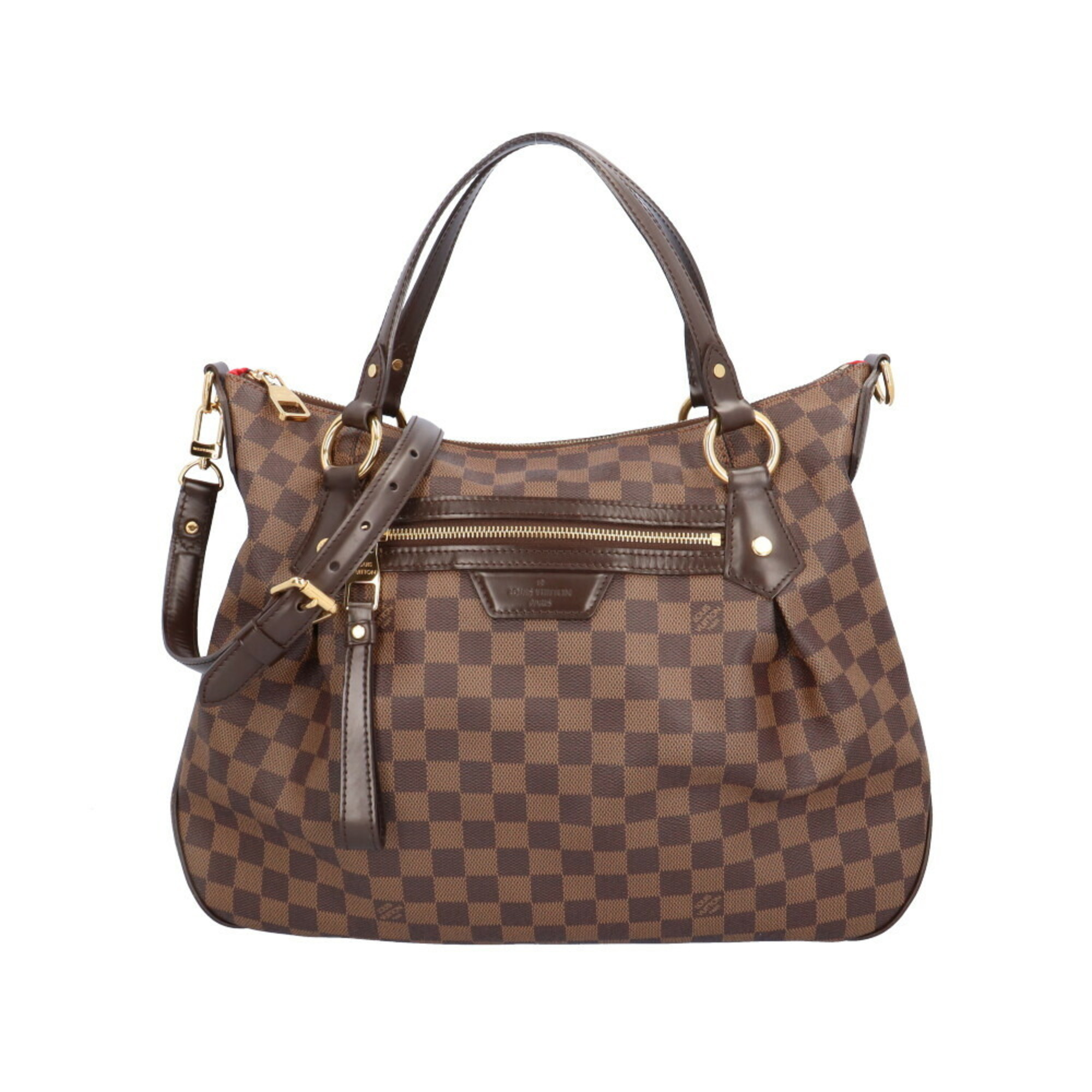 Louis Vuitton Evora MM Damier Shoulder Bag Canvas N41131 Brown Women’s LOUIS VUITTON