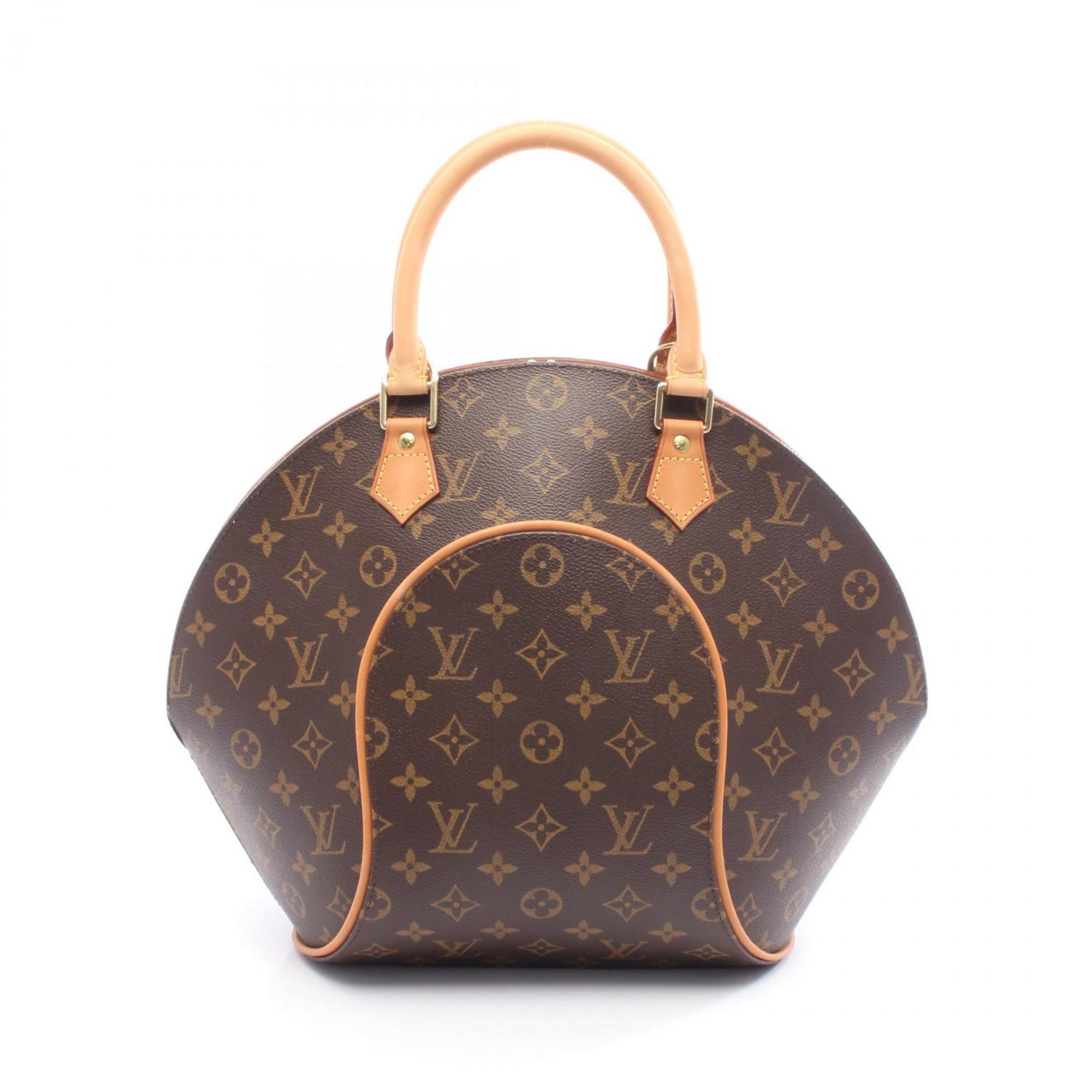 Louis Vuitton Ellipse MM Handbag, Coated Canvas and Leather, Monogram, Women’s, Brown, M51126