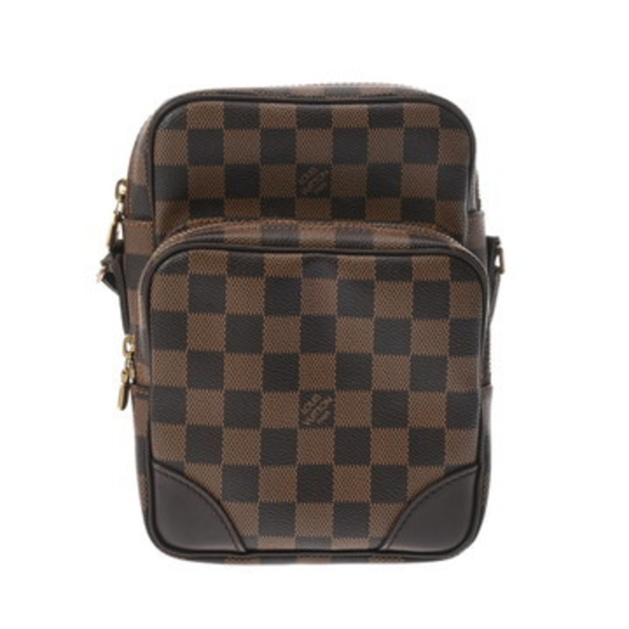 LOUIS VUITTON Damier Canvas Shoulder Bag, Brown, Amazon SP Order, N48074, Unisex, AB Rank, Pre-owned, Ginzo
