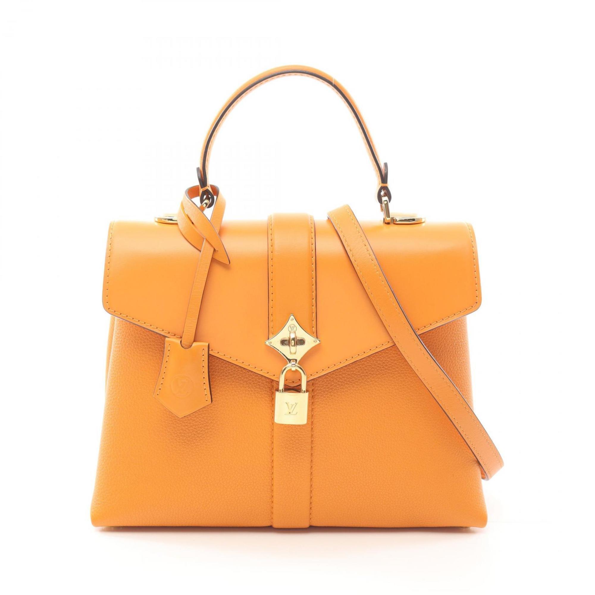 LOUIS VUITTON Rose des Vents PM Handbag Leather Calfskin Women’s Orange M53818
