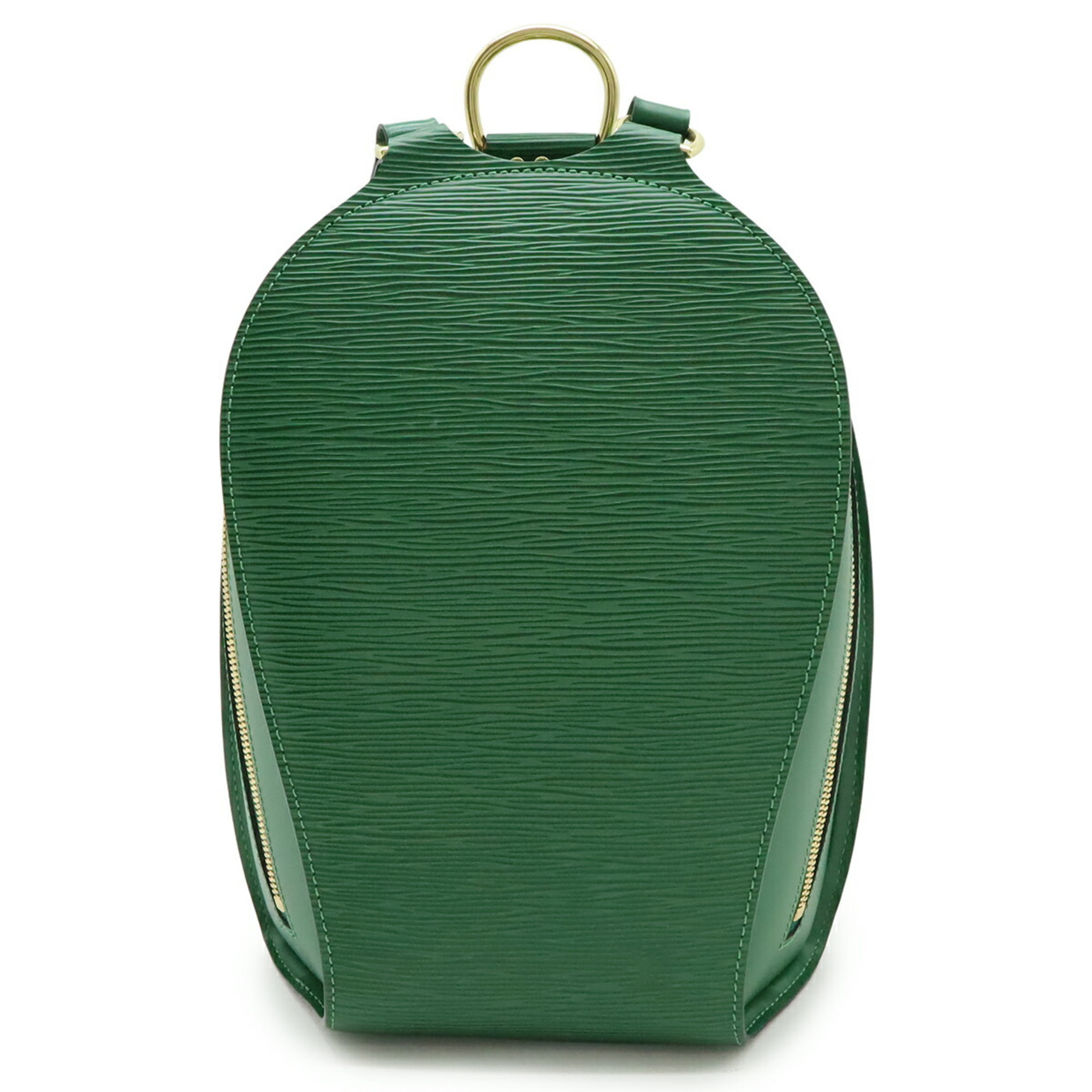 LOUIS VUITTON Epi Mabillon Backpack/Shoulder Bag in Borneo Green Leather (M52234)