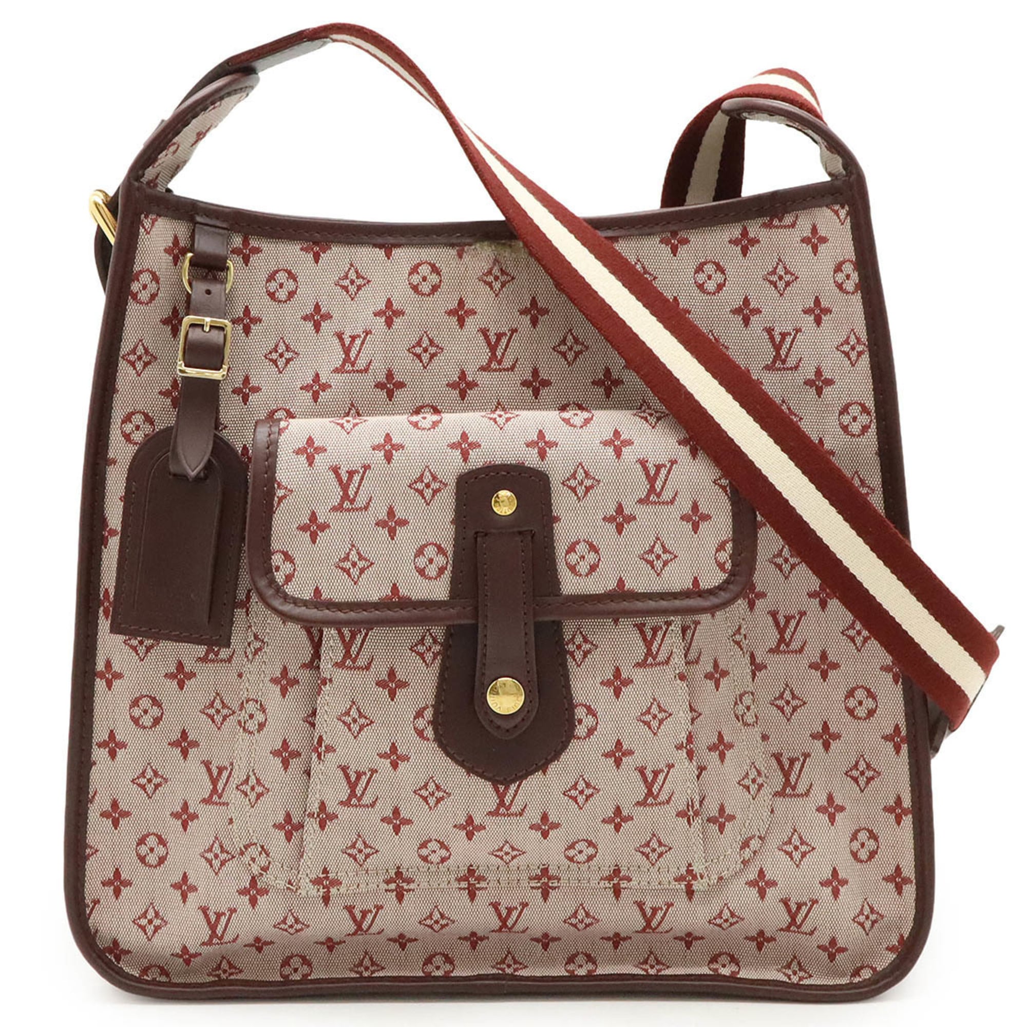 LOUIS VUITTON Louis Vuitton Monogram Mini Busas Marie Kate Shoulder Bag Canvas Leather Cherry M92321