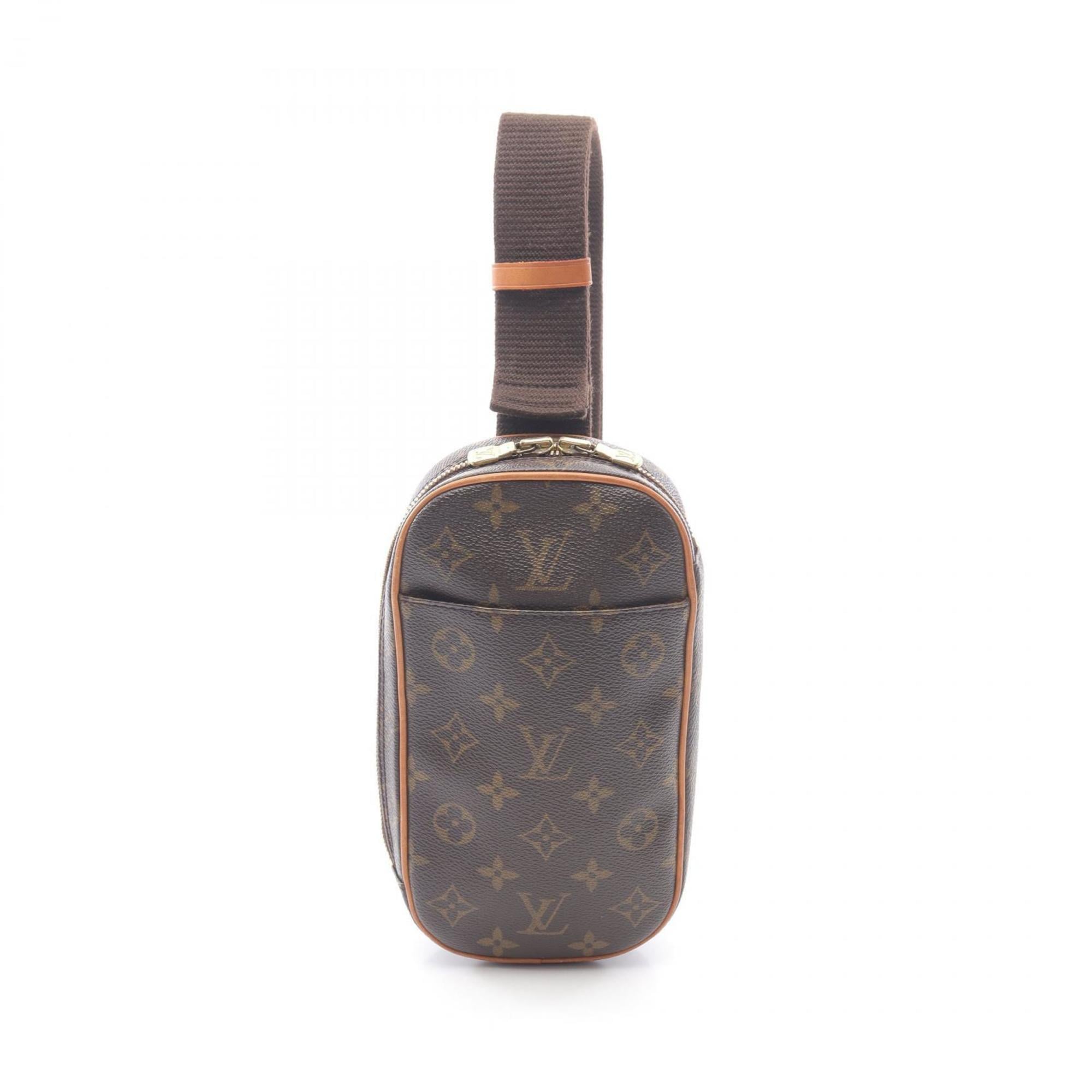 Louis Vuitton Pochette Ganju Waist Bag/Body Bag, Coated Canvas and Leather, Monogram, Men’s Women’s, Brown, M51870