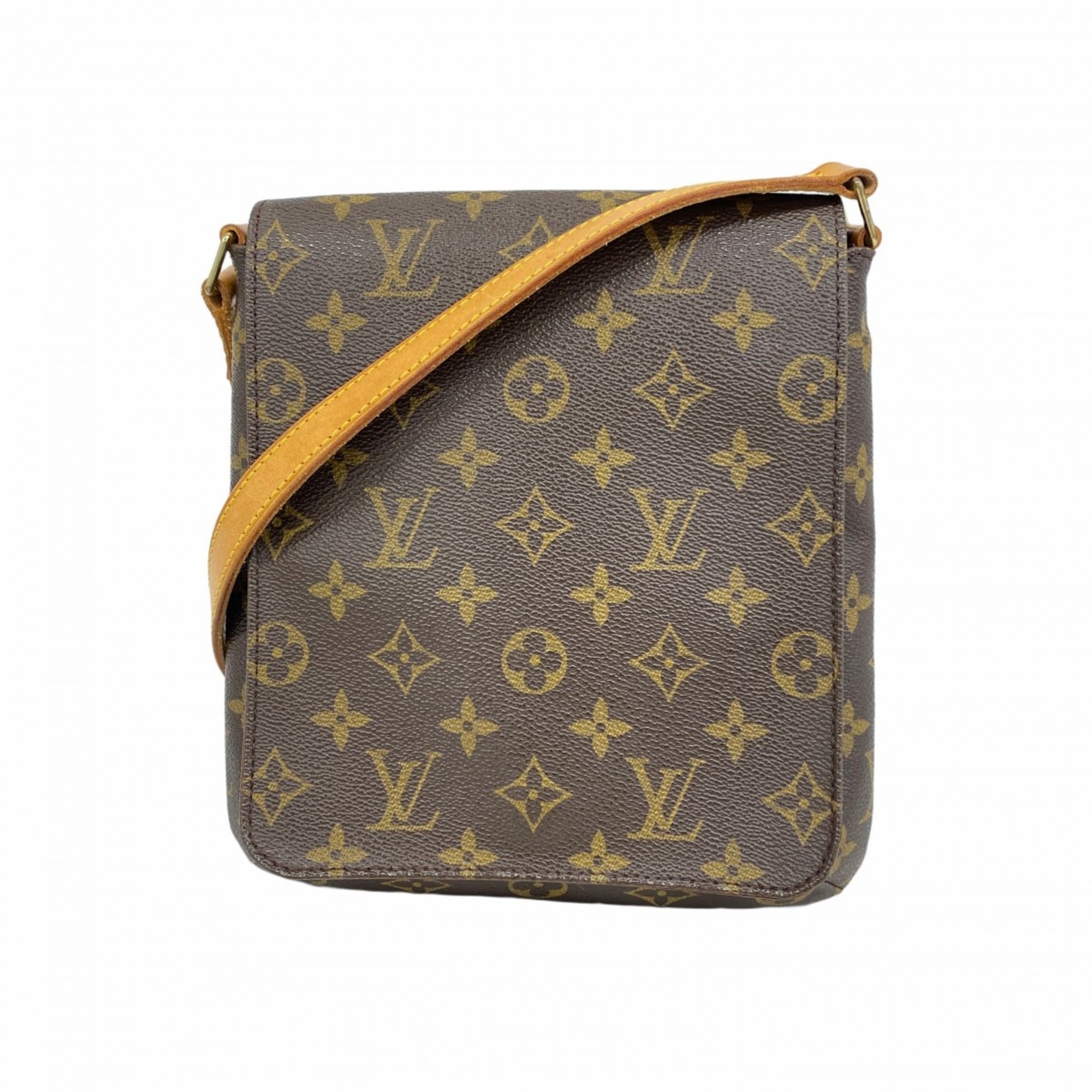 Louis Vuitton Monogram Musette Salsa Short Strap Shoulder Bag M51258 Brown Women’s