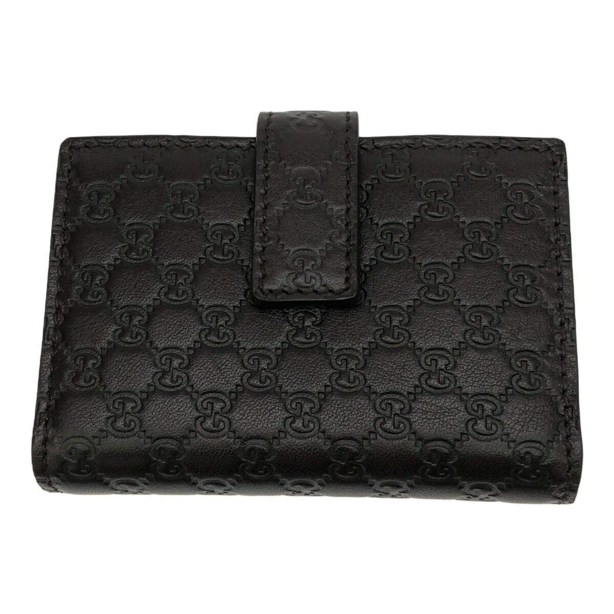 GUCCI Gucci Card Case Holder Micro Shima Holds 10 Cards 309656 Brown GG Mikunigaoka Store IT1CAFXWTW0Q RMRM0066T