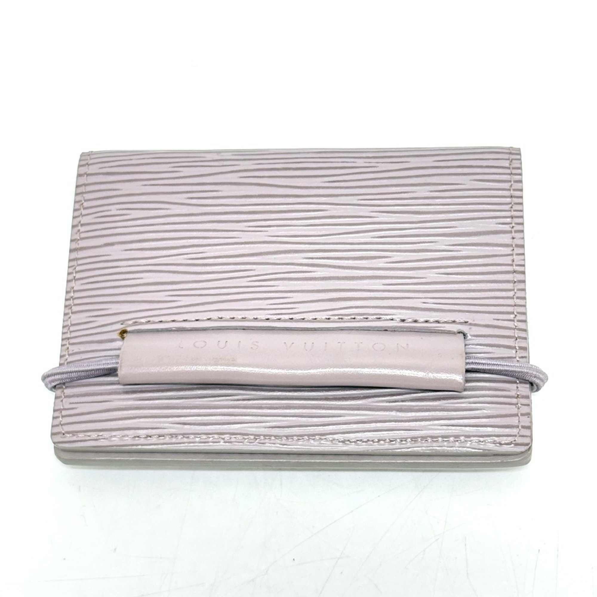 LOUIS VUITTON M6367B Porte Carte Transport Business Card Holder Small Items Bi-fold Holder/Card Case Epi Leather Women’s Lilac