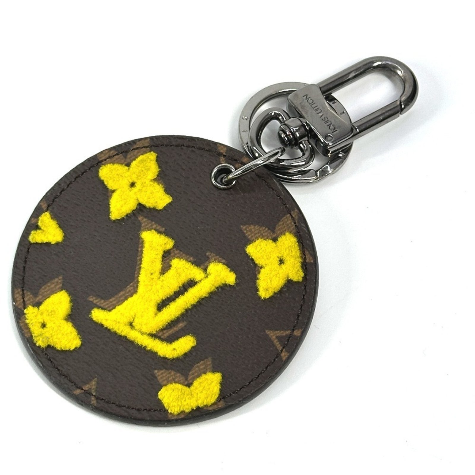 LOUIS VUITTON MP2627 Monogram Porto Clay Lustre Bag Charm Keychain Canvas Women’s Brown