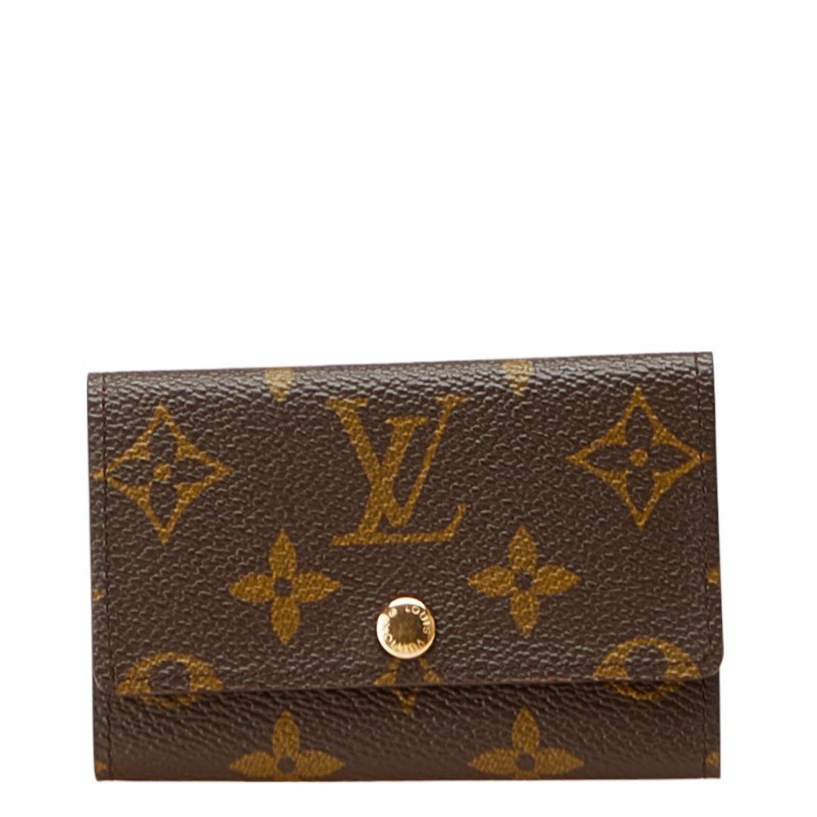 Louis Vuitton Monogram Multicle 6 Key Case M62630 Brown PVC Leather Women’s LOUIS VUITTON