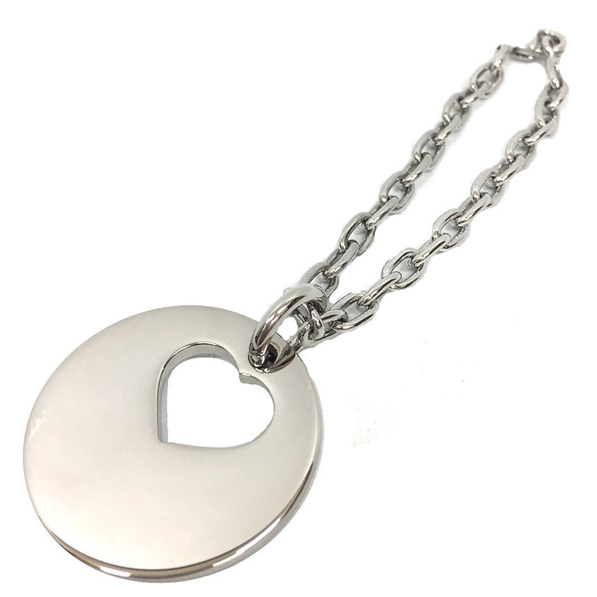 Cartier Charm T1220240 Heart Motif Engraved Bag Charm/Keychain