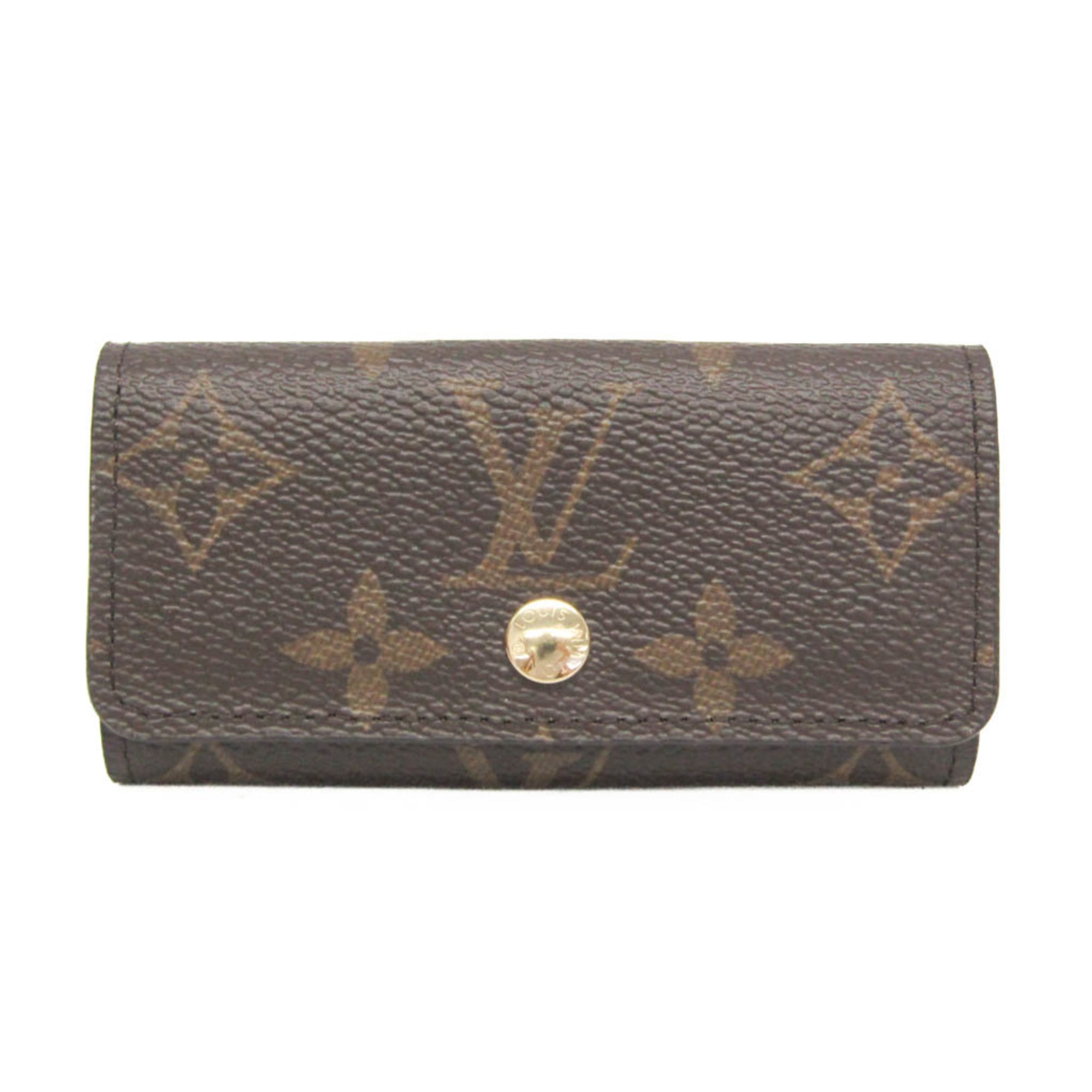 Louis Vuitton Monogram 4 Key Holder  M69517 Men,Women Monogram Key Case Brown