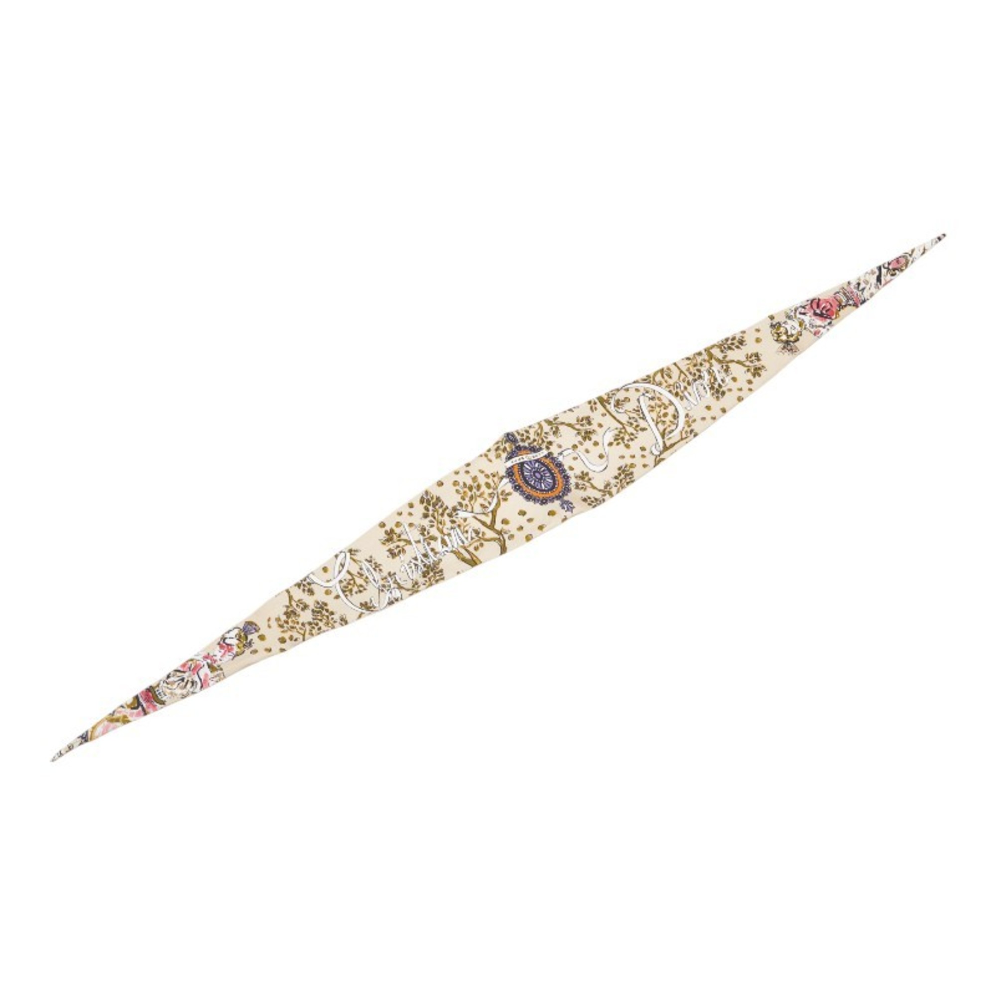 Christian Dior Scarf Muffler Beige Multicolor Silk Women’s