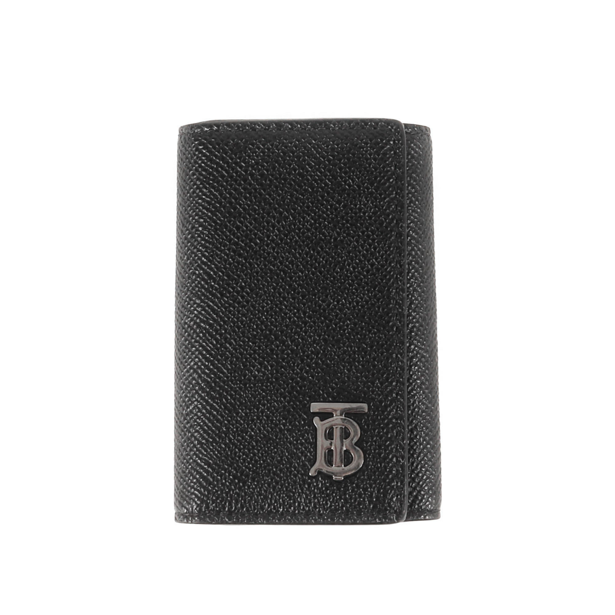 BURBERRY TB Saffiano Leather 6-Key Case (TIVCOP1279) Black Men’s