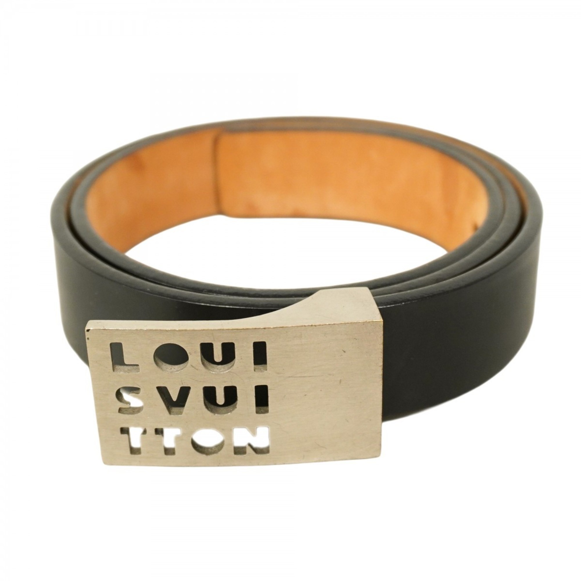 Louis Vuitton Belt Santur LST M6809 Black for Men and Women