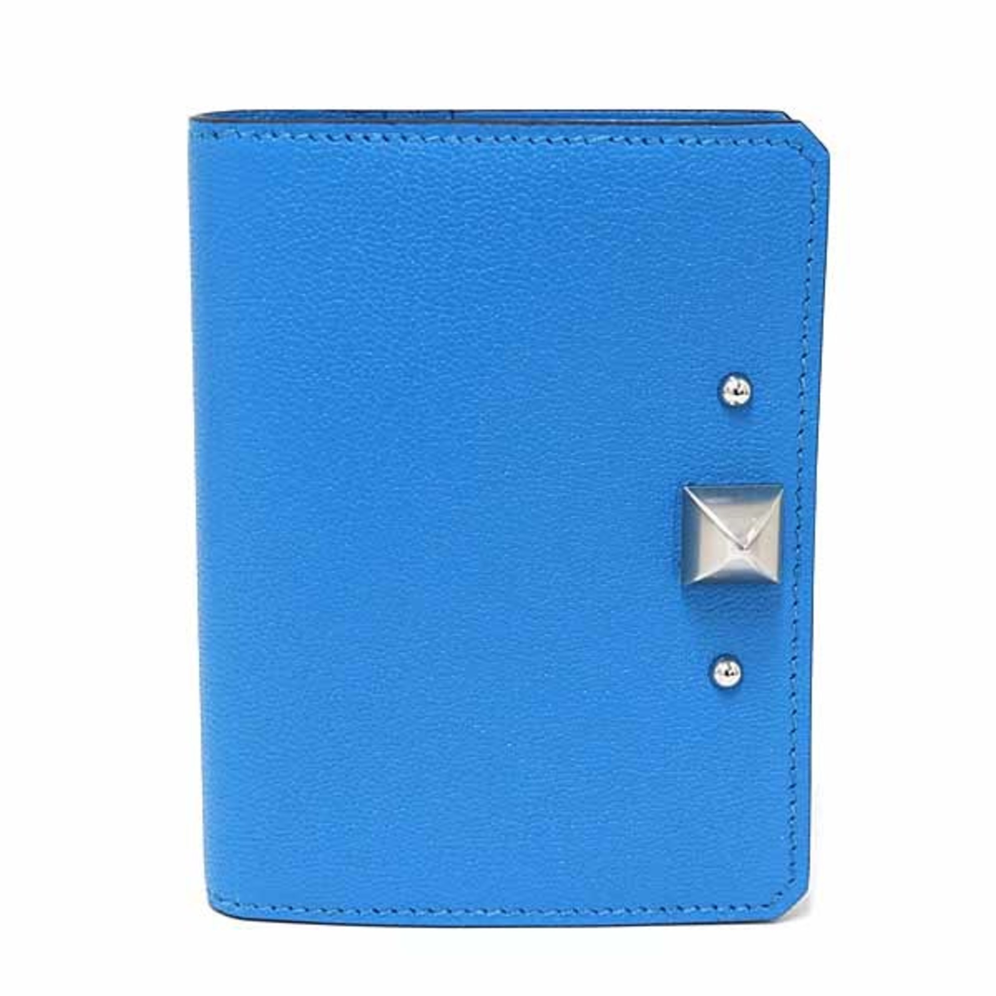 Hermes HERMES Card Case Medor Business Holder Leather B Stamp (Made in 2023) Blue