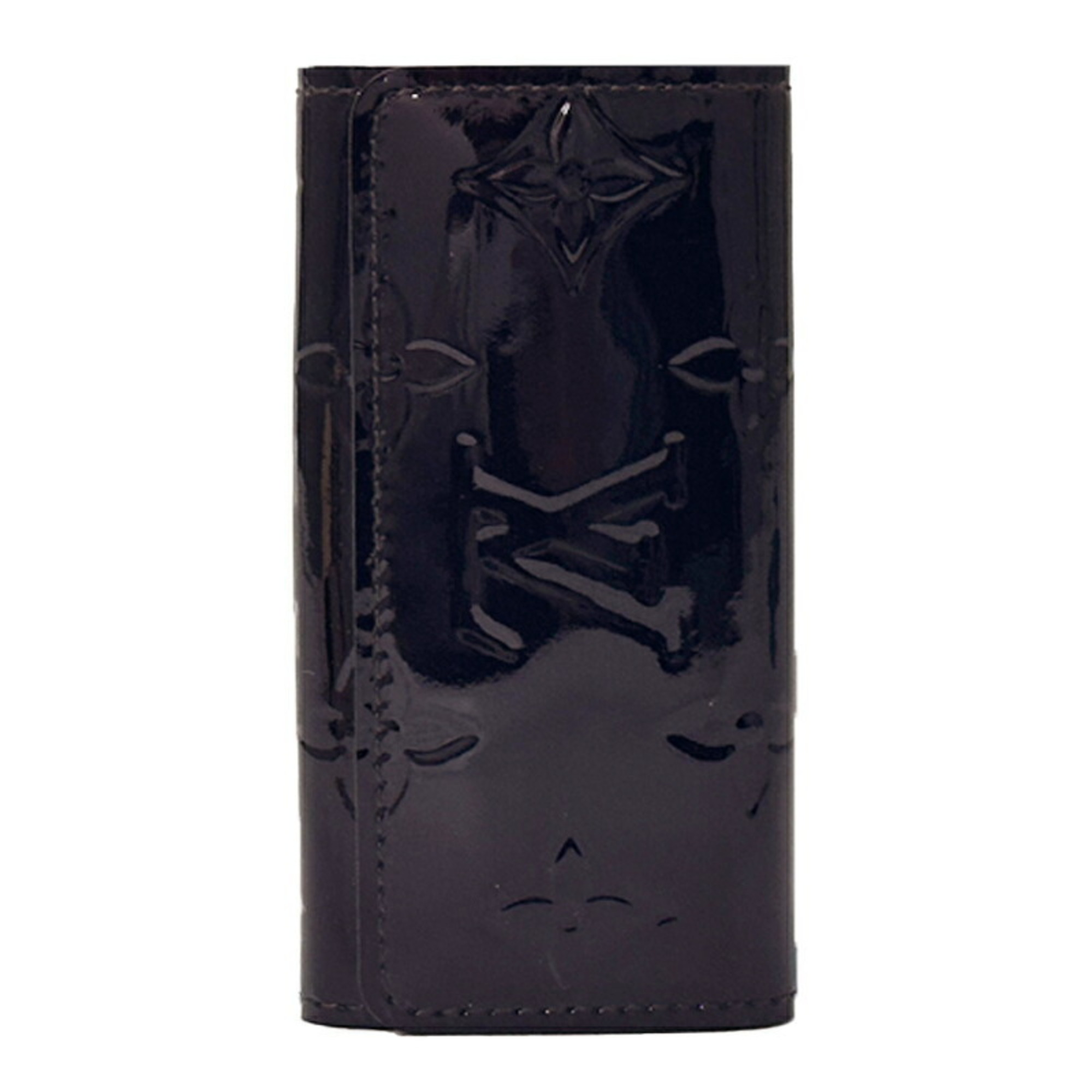 Louis Vuitton LOUIS VUITTON Key Case Monogram Vernis Women’s Multicle 4 Amarante M93517 4-Key Wine Red Burgundy