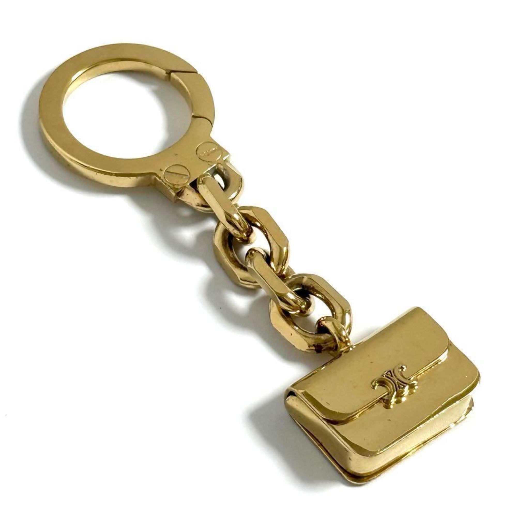 Celine Women’s Triomphe Bag Charm Keychain Keyring