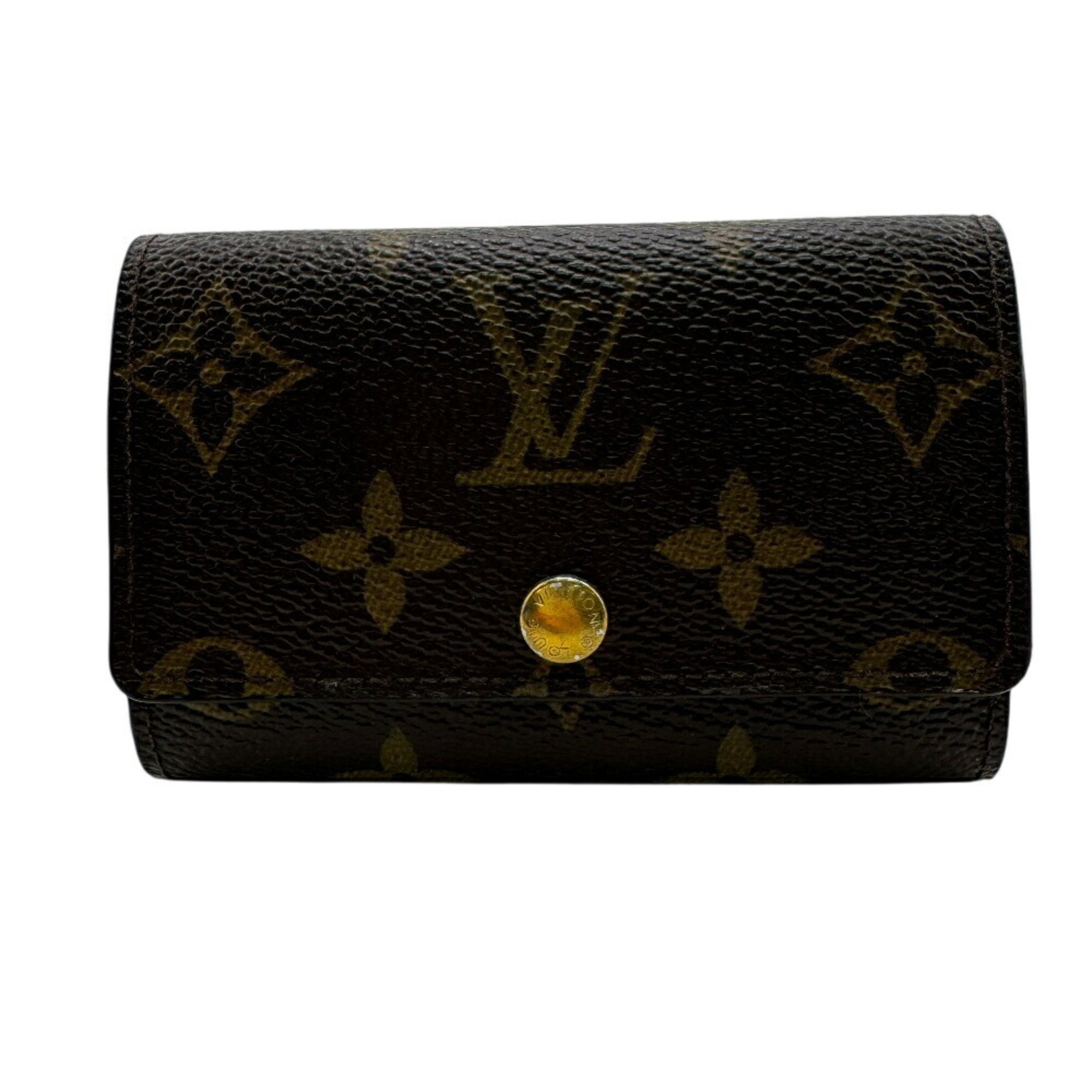 LOUIS VUITTON M62630 Multicle 6 6-Ring Monogram Key Case, Brown, Unisex