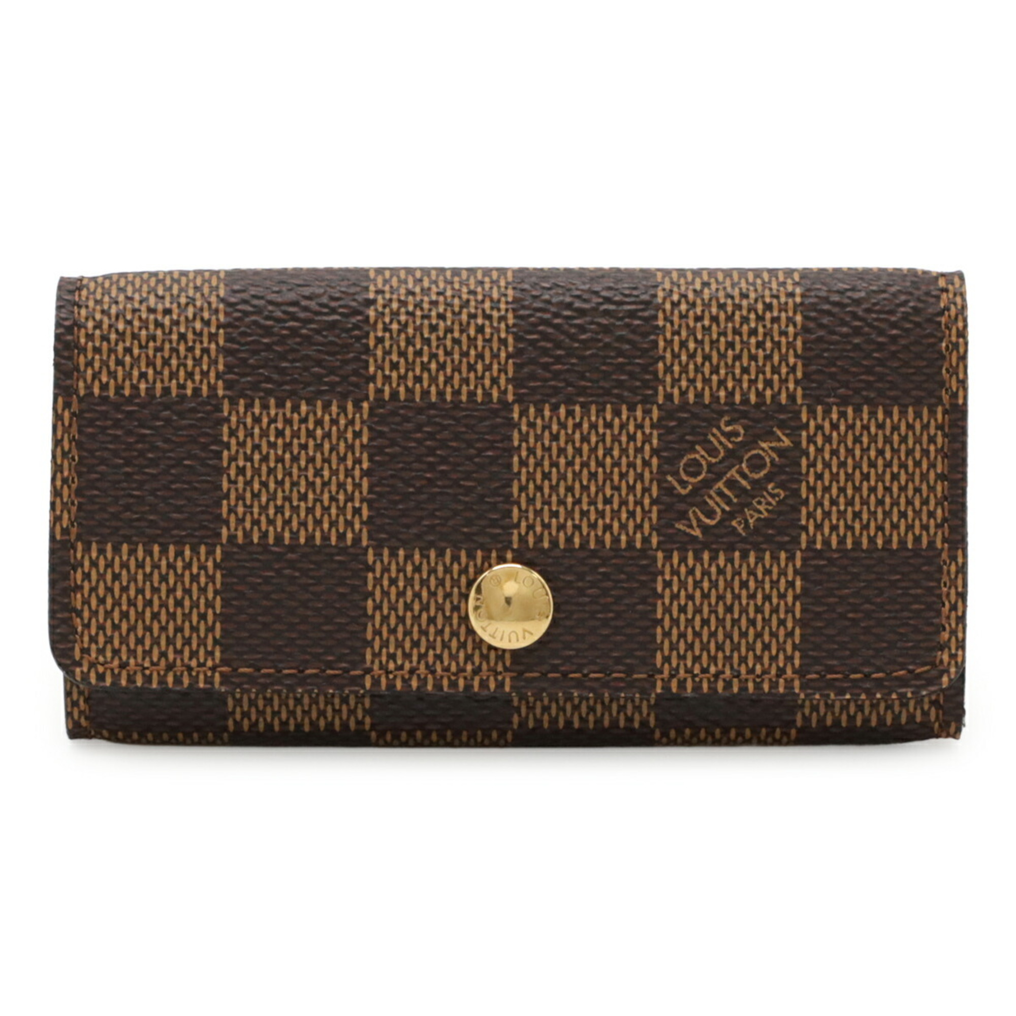 LOUIS VUITTON Damier Multicle 4 Key Case N62631