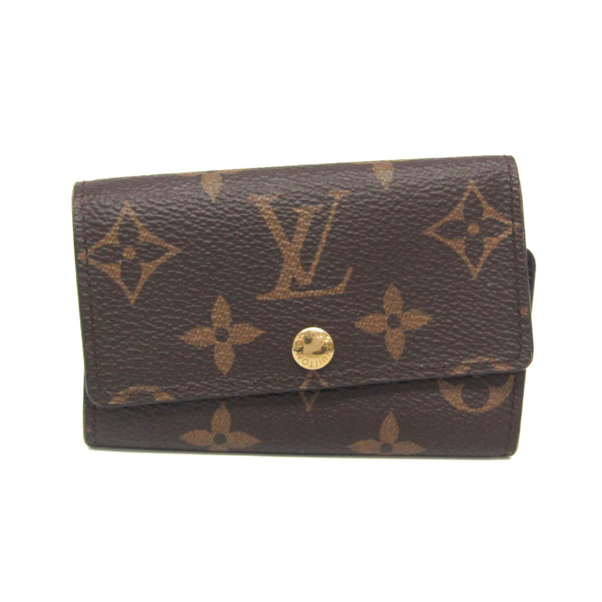 Louis Vuitton Monogram Key Holder 6 M62630 Men,Women Monogram Key Case Brown