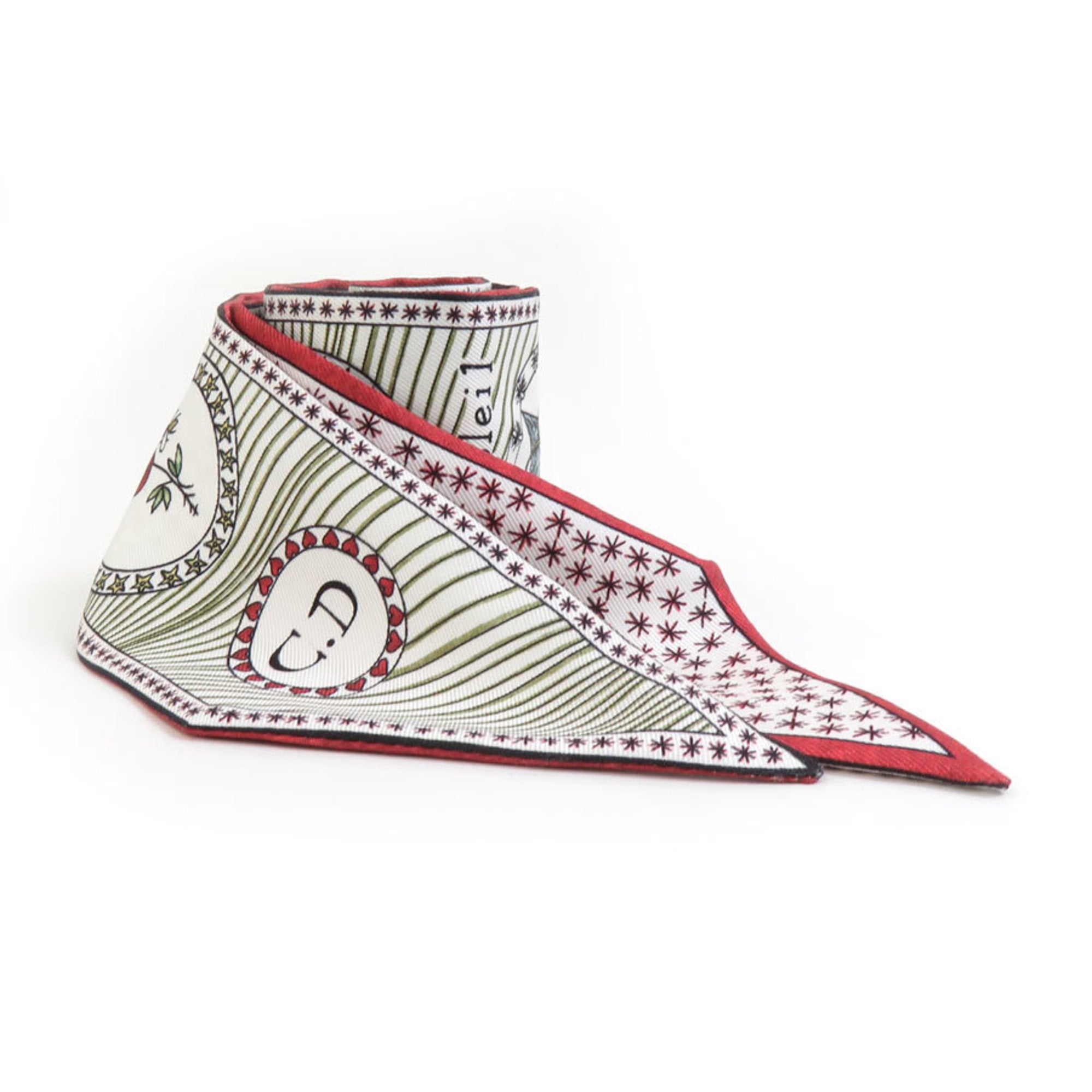 Christian Dior Scarf/Muffler, Silk Ribbon Scarf, Multicolor, Women’s, h31350g