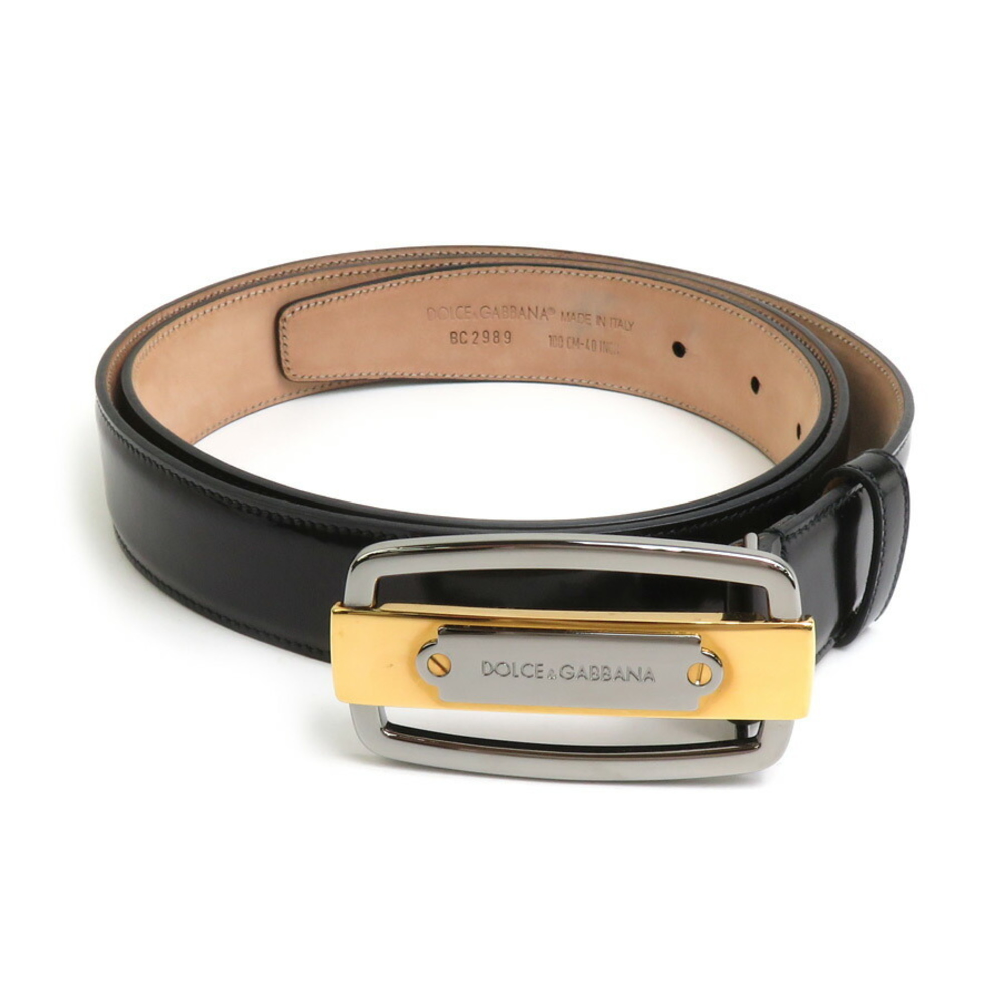 Dolce & Gabbana DOLCE&GABBANA Belt Leather Black Men’s h30727k