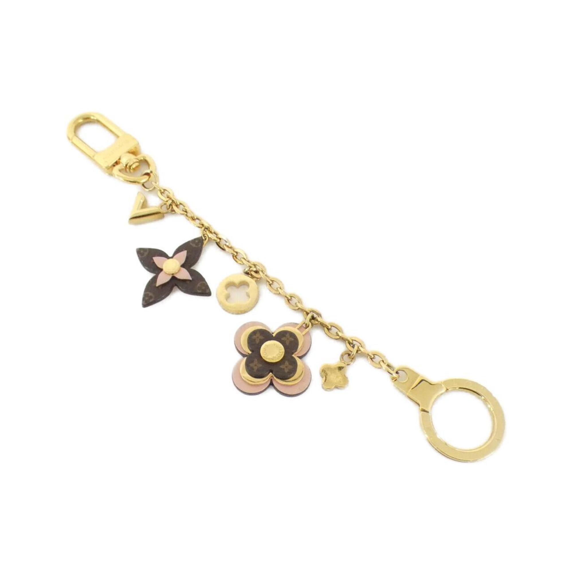 Louis Vuitton Bijoux Sac Chene Blooming Flower Key Ring M63086