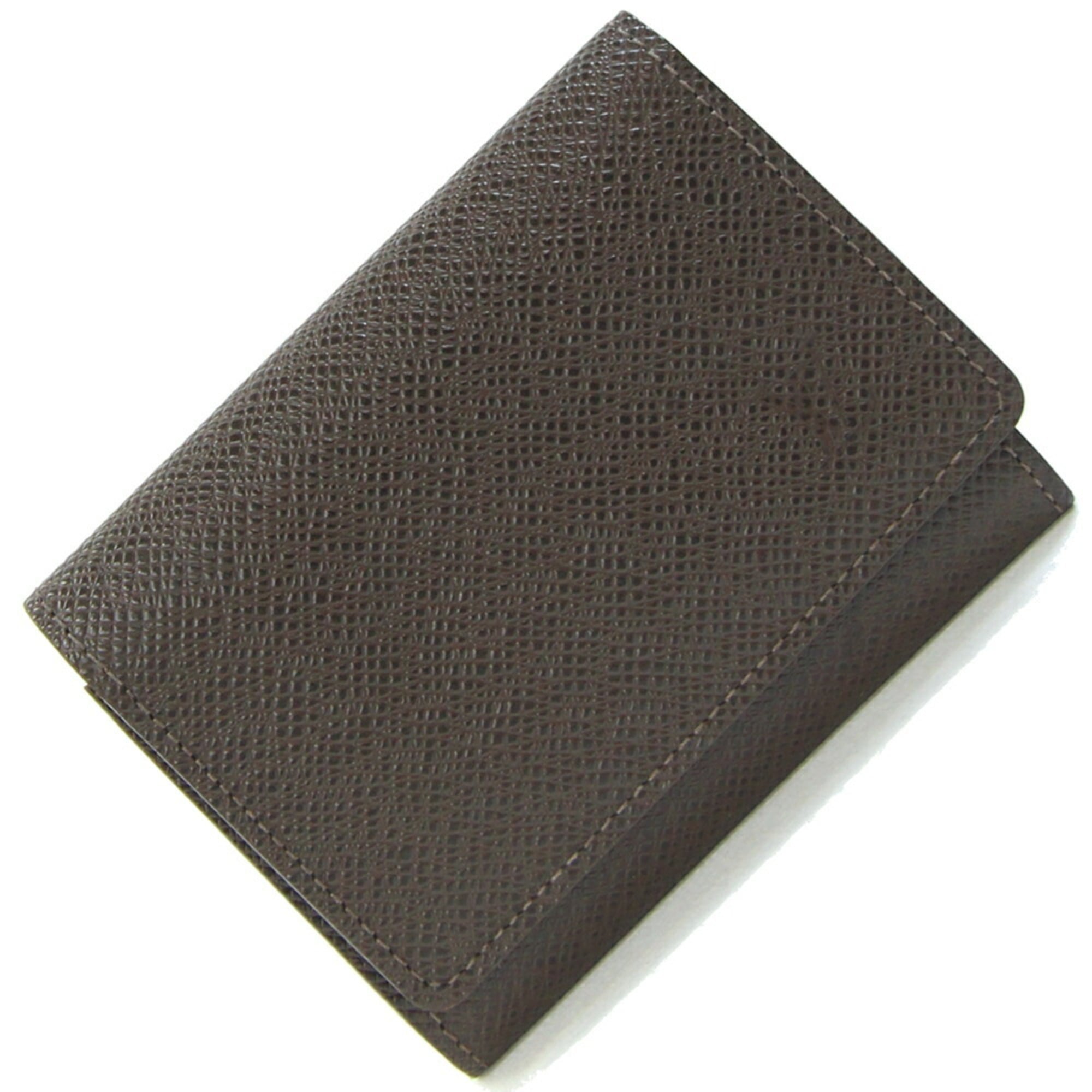 Louis Vuitton Taiga Envelope Carte de Visite Business Card Case M30928 Grizzly Case/Card Holder Brown Pass Men’s LOUIS VUITTON