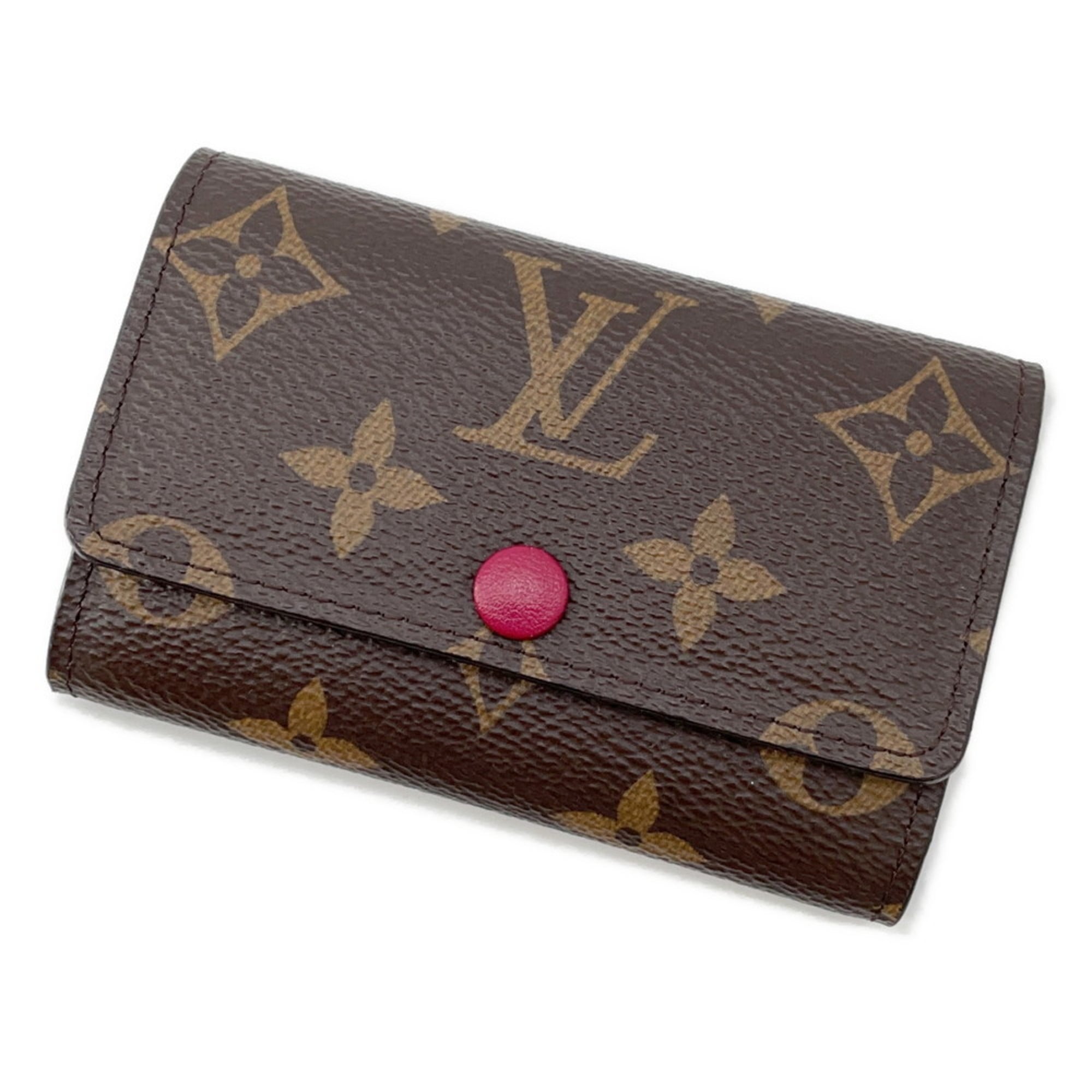Louis Vuitton Monogram Multicle 6 Key Case M60701 LOUIS VUITTON Fuchsia