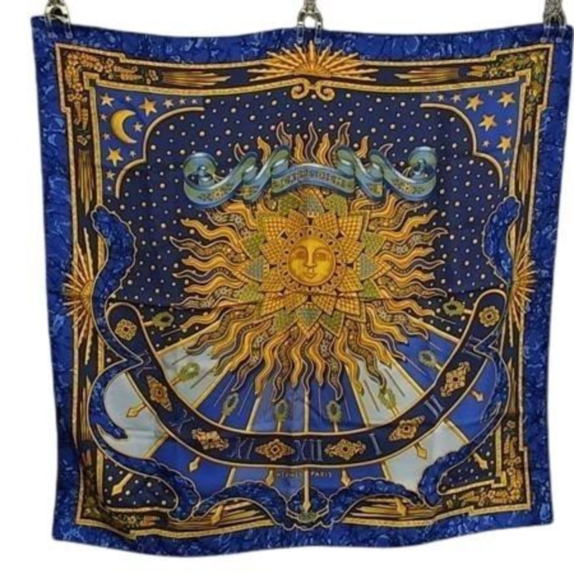 HERMES CarrÃ© 90 Multicolor Silk Scarf for Women, CARPE DIEM, Enjoy Today