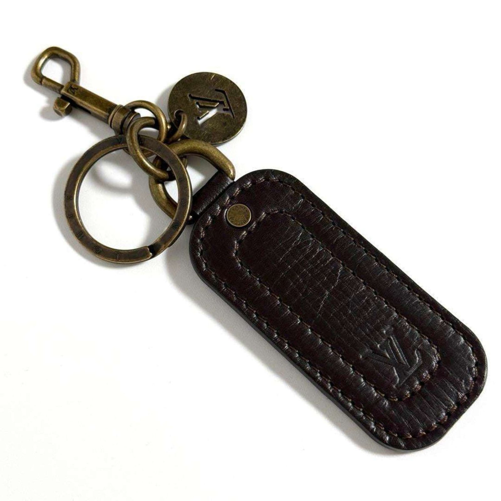 LOUIS VUITTON Men’s Key Holder Ring Bag Charm Portocle Utah