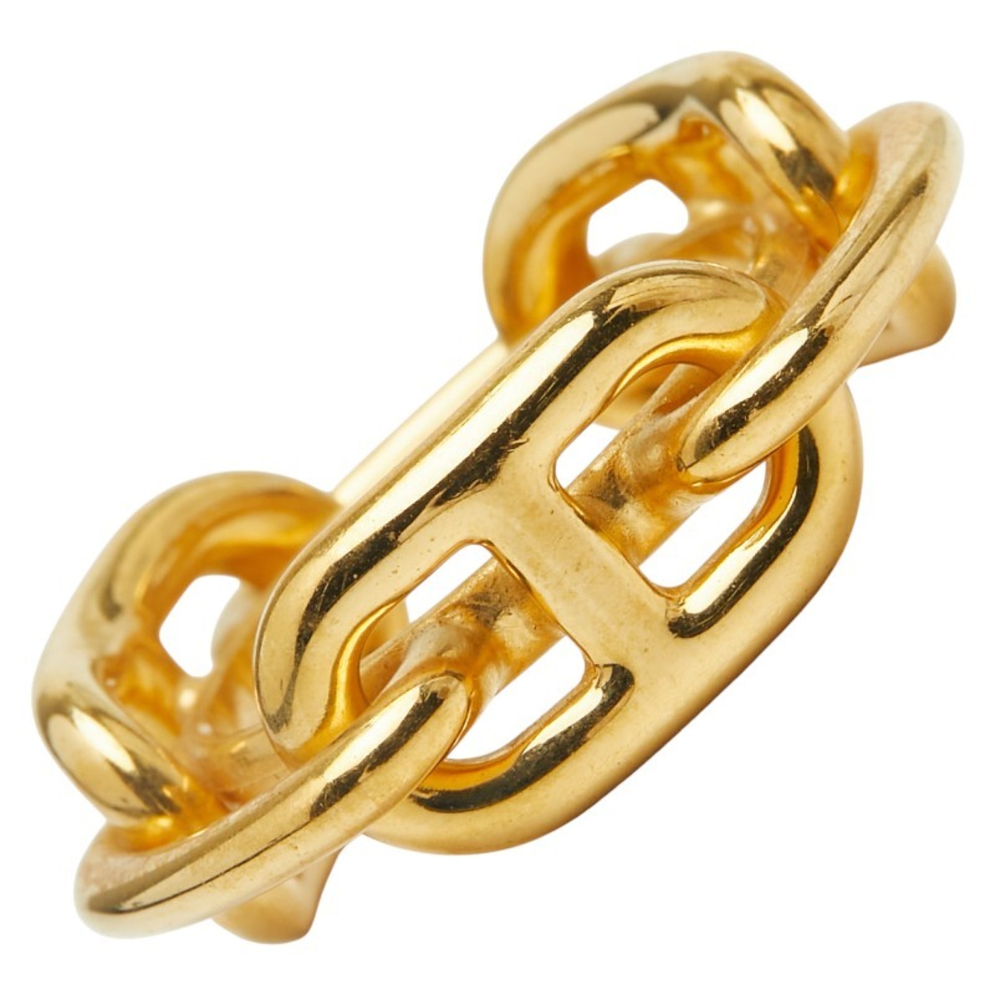 Hermes Chaine d’Ancre Scarf, Muffler and Ring, Gold Plated, Women’s, HERMES