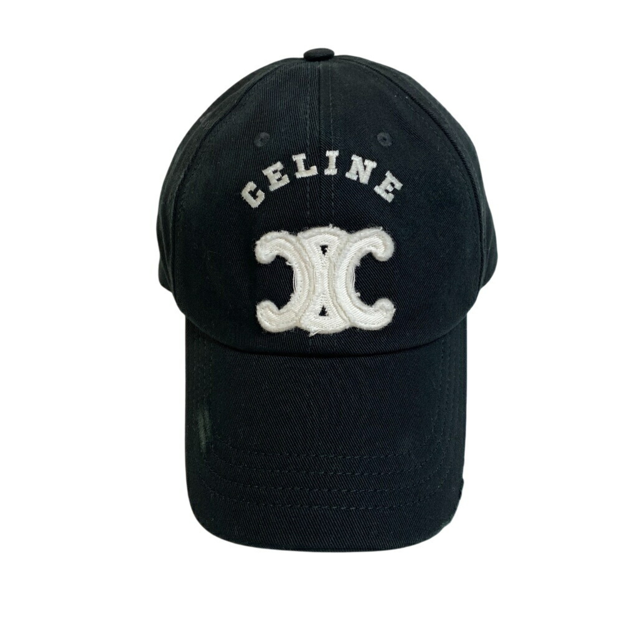 CELINE Triomphe Cap Black Women’s