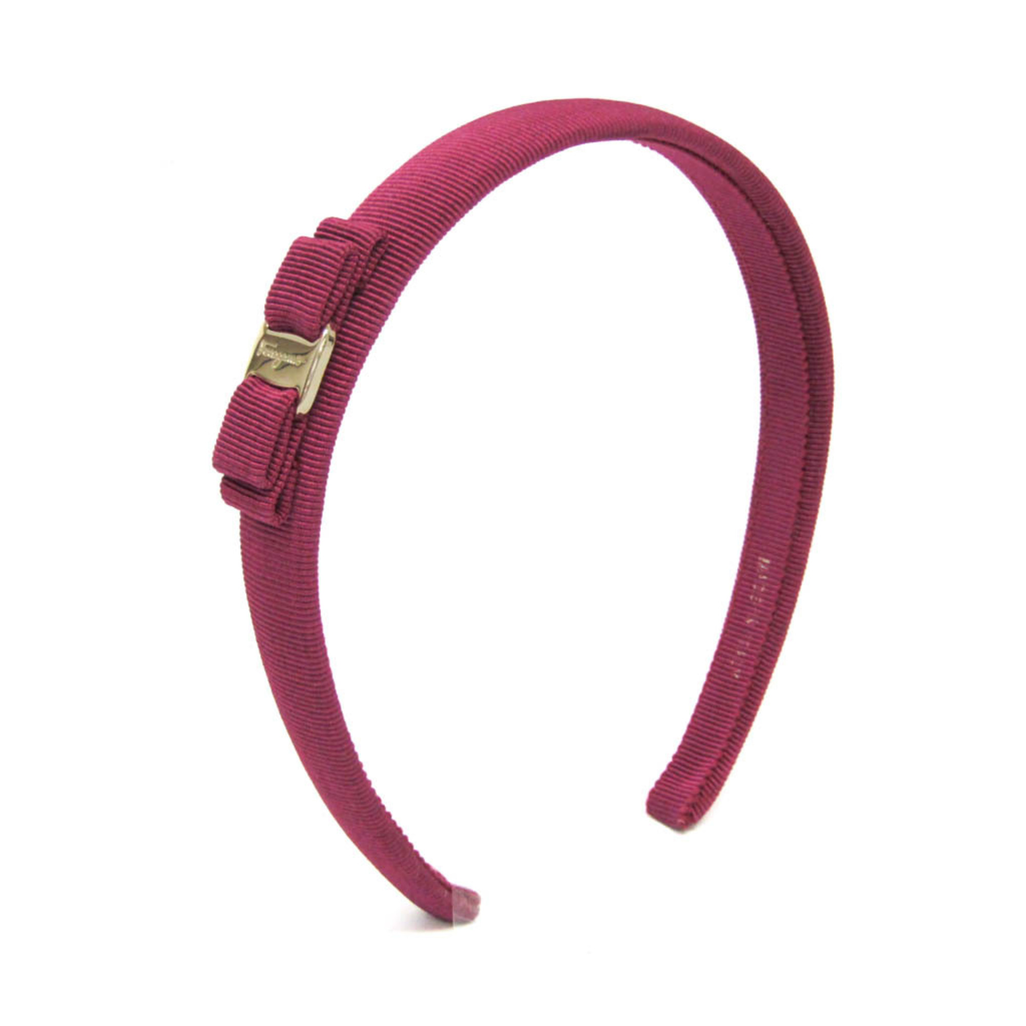 Salvatore Ferragamo Vara Cotton,Metal Women’s Alice Band Purple