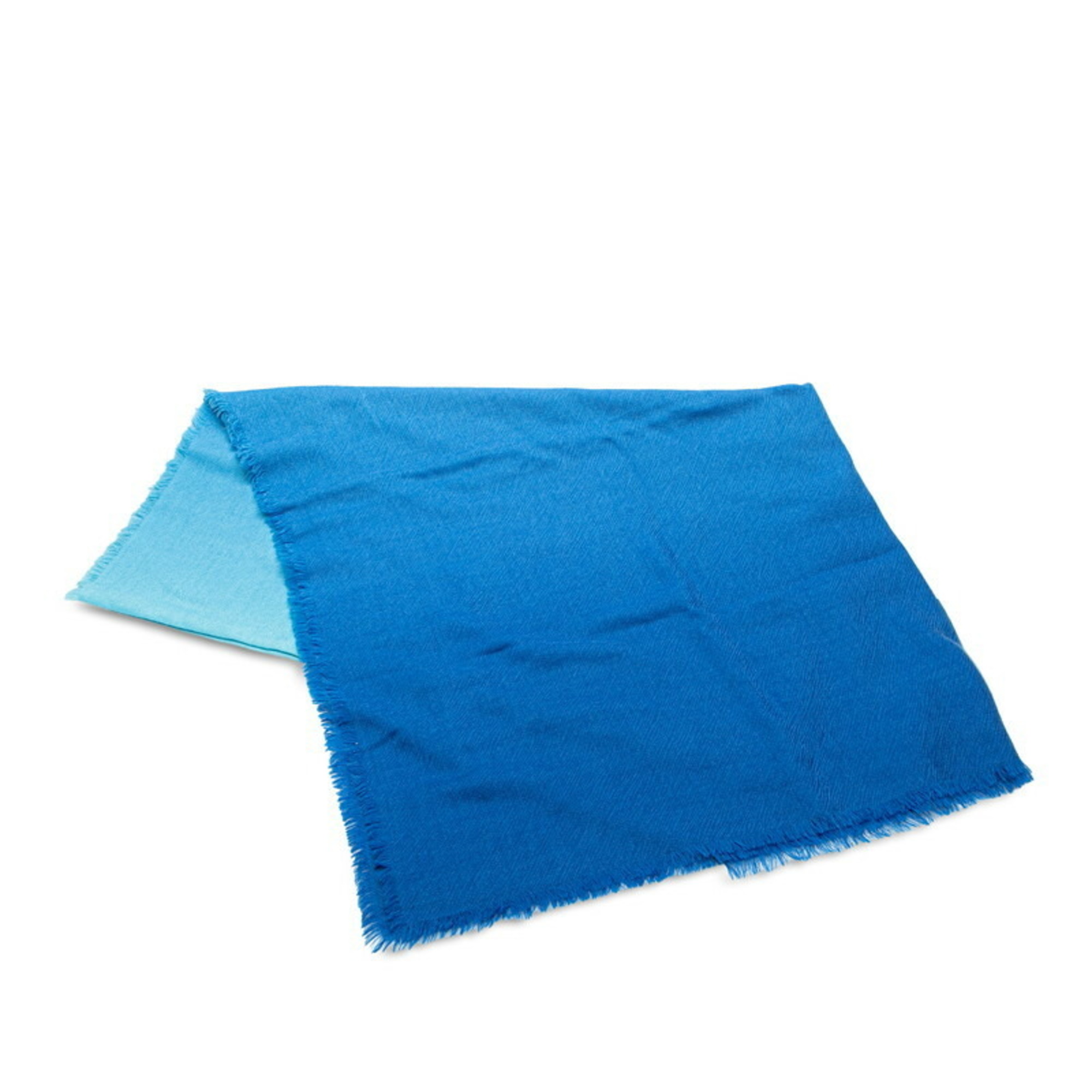 Louis Vuitton LV Gradient Scarf Large Stole M73926 Blue Wool Women’s LOUIS VUITTON