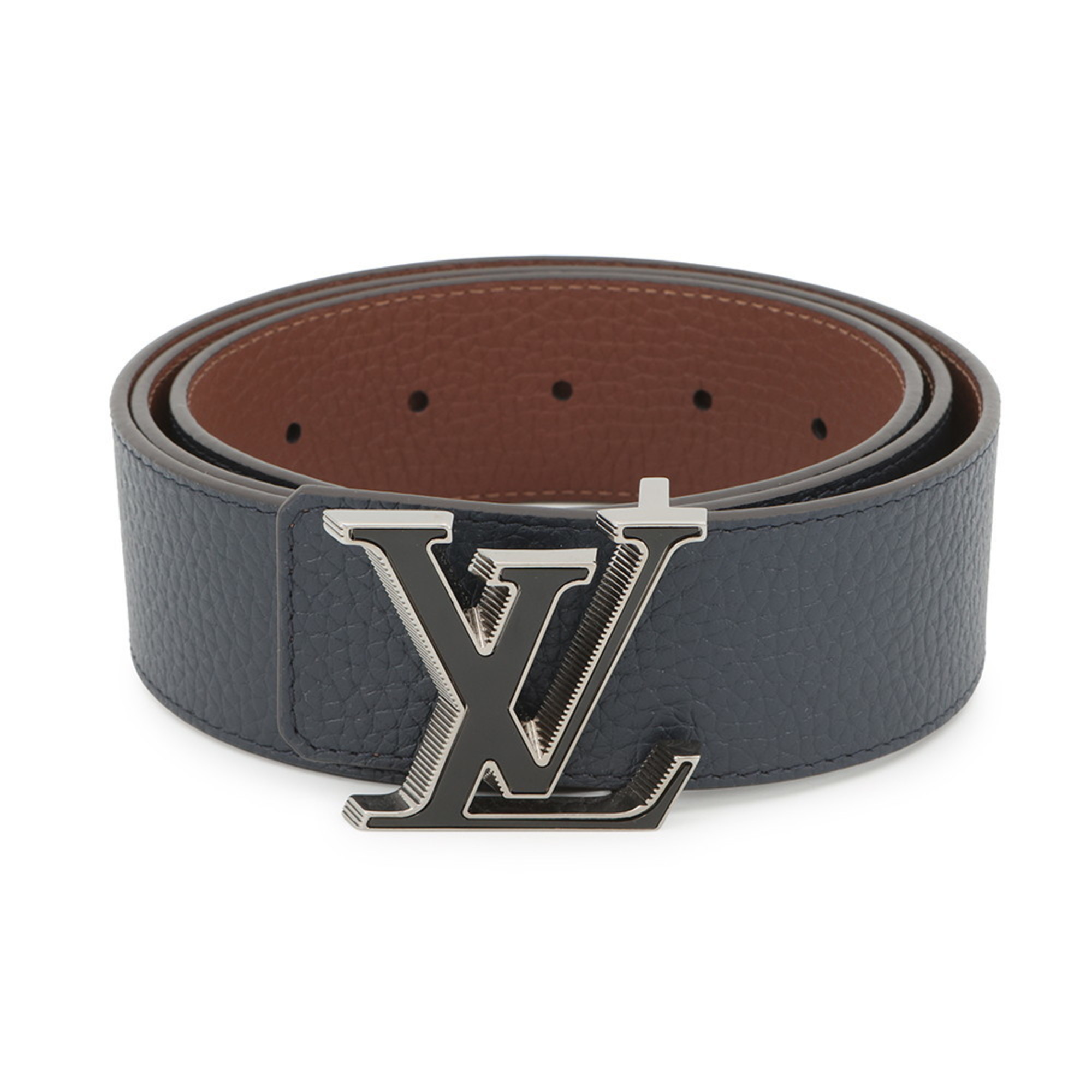 Louis Vuitton Belt LV Tilt Reverse Taurillon Leather Size 95 M0027 LOUIS VUITTON Men’s Reversible